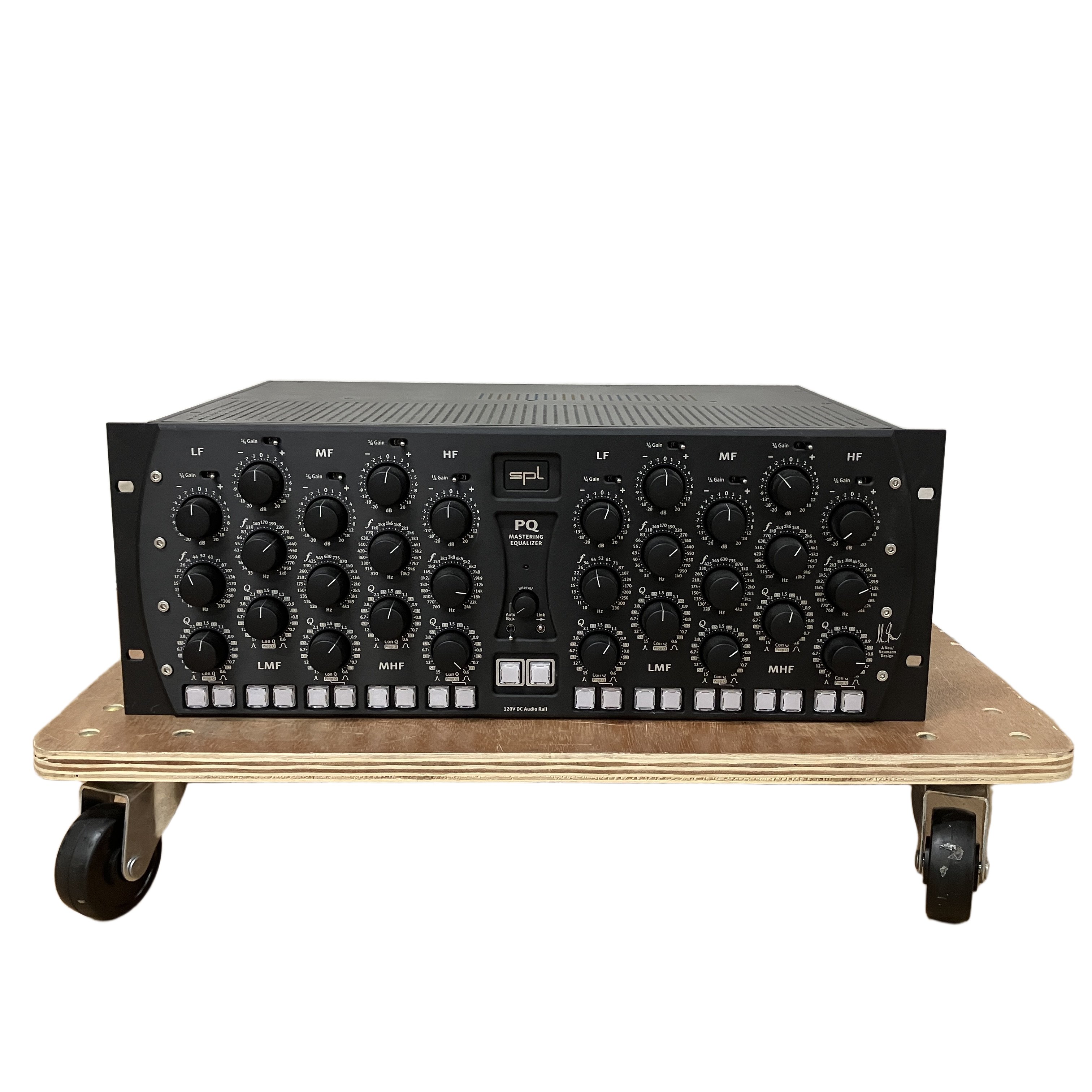 SPL PQ Mastering Equalizer 120V Rail パラメトリック イコライザー エレクトリ国内正規品 115V仕様 マスタリング機材 アナログ アウトボード 中古 美品