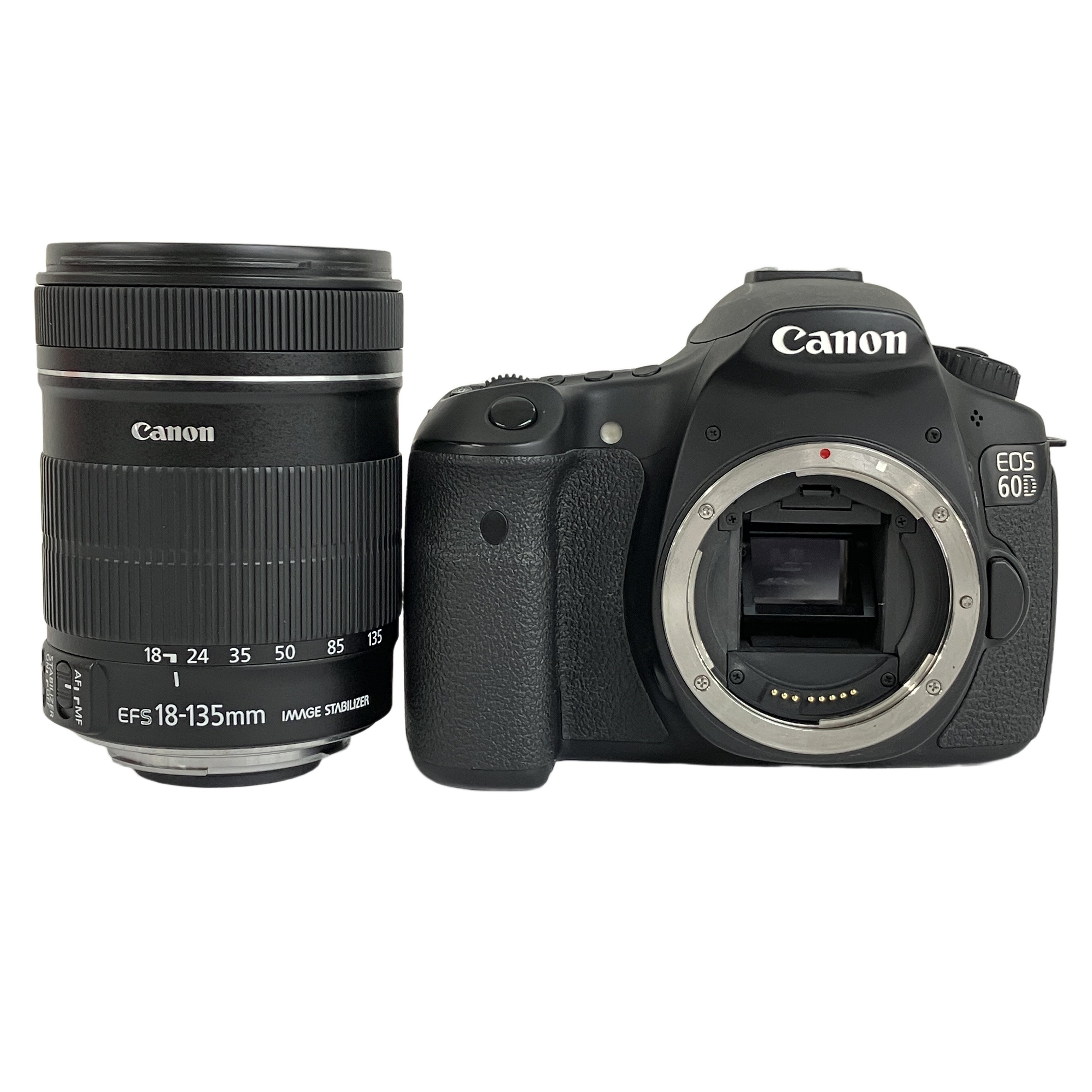 Canon EOS 60D EF-S 18-135mm レンズキット レンズフードセット デジタル一眼 キャノン 中古