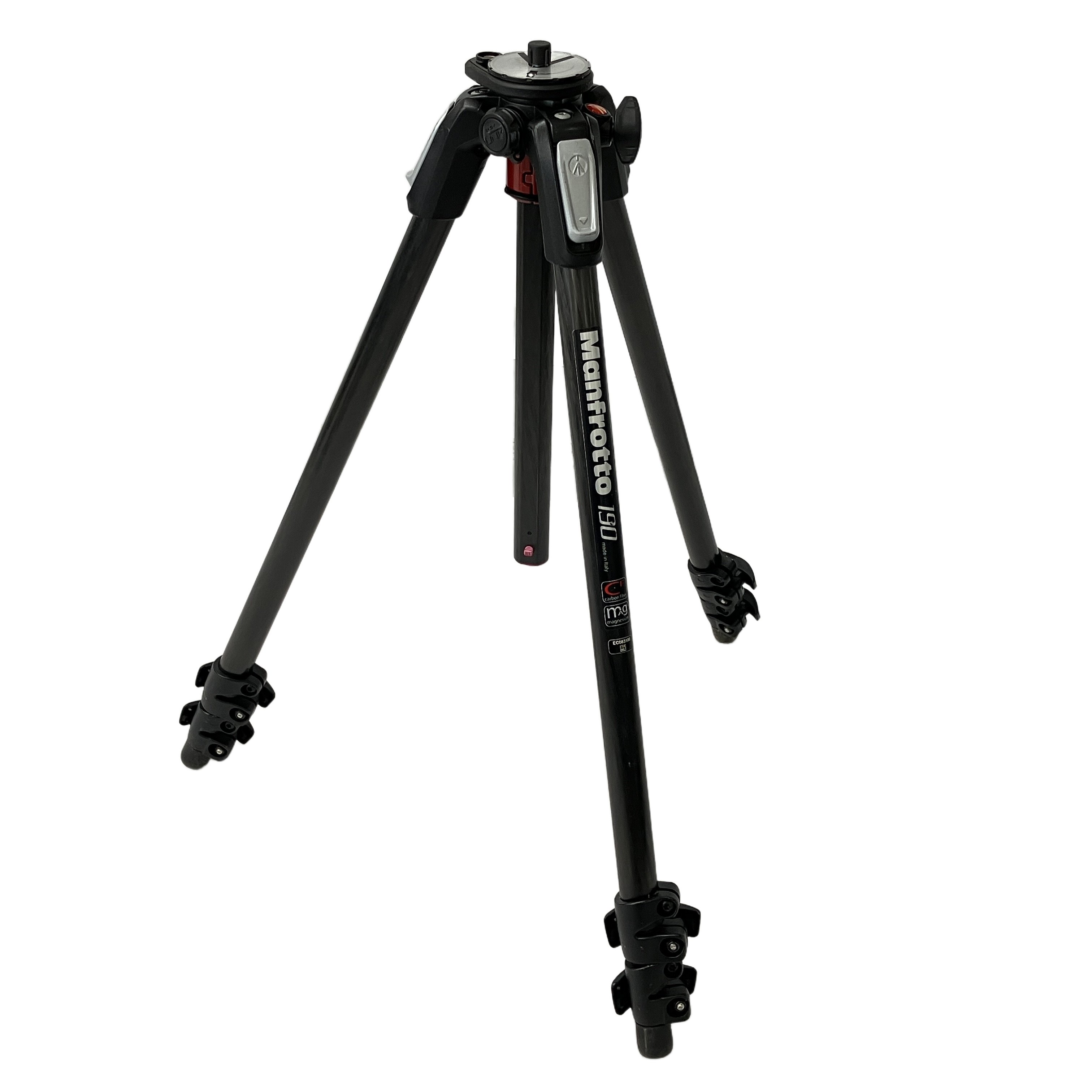 Manfrotto MT190シリーズ カーボンファイバー 3段 三脚 カメラ周辺機器 マンフロット 中古