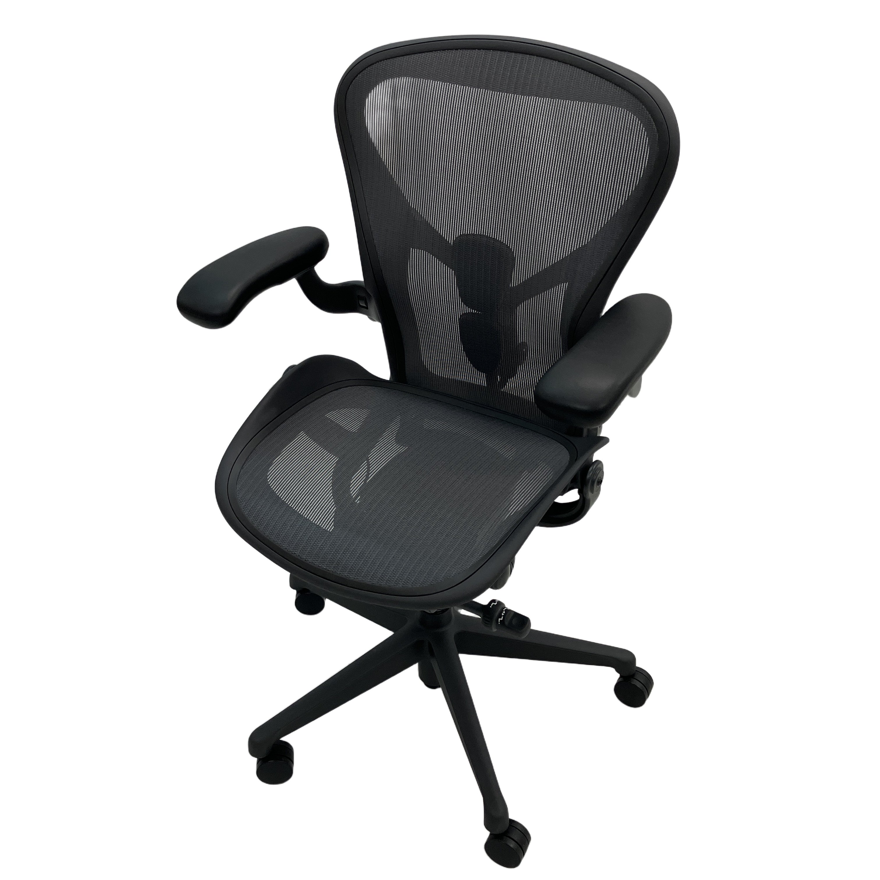 Herman Miller アーロンチェア リマスタード B ミディアム AER1A13DW ALPG1 G1 G1 BB BK 23103 ハーマンミラー 中古 良好