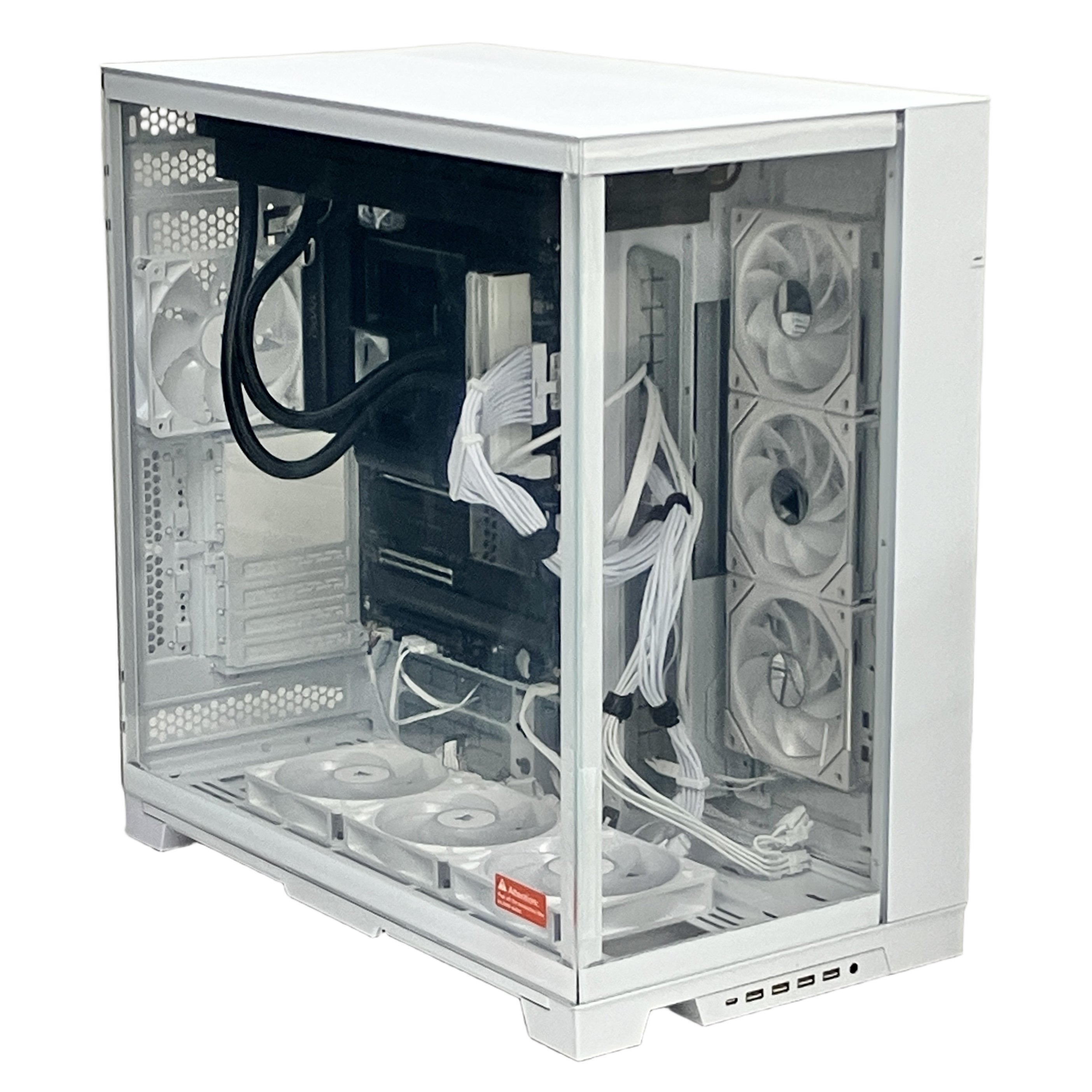 自作 デスクトップ パソコン Ryzen 7 9800X3D DDR5 64GB SSD 計3TB X870E 1200W OS無 ピラーレスケース 中古 美品