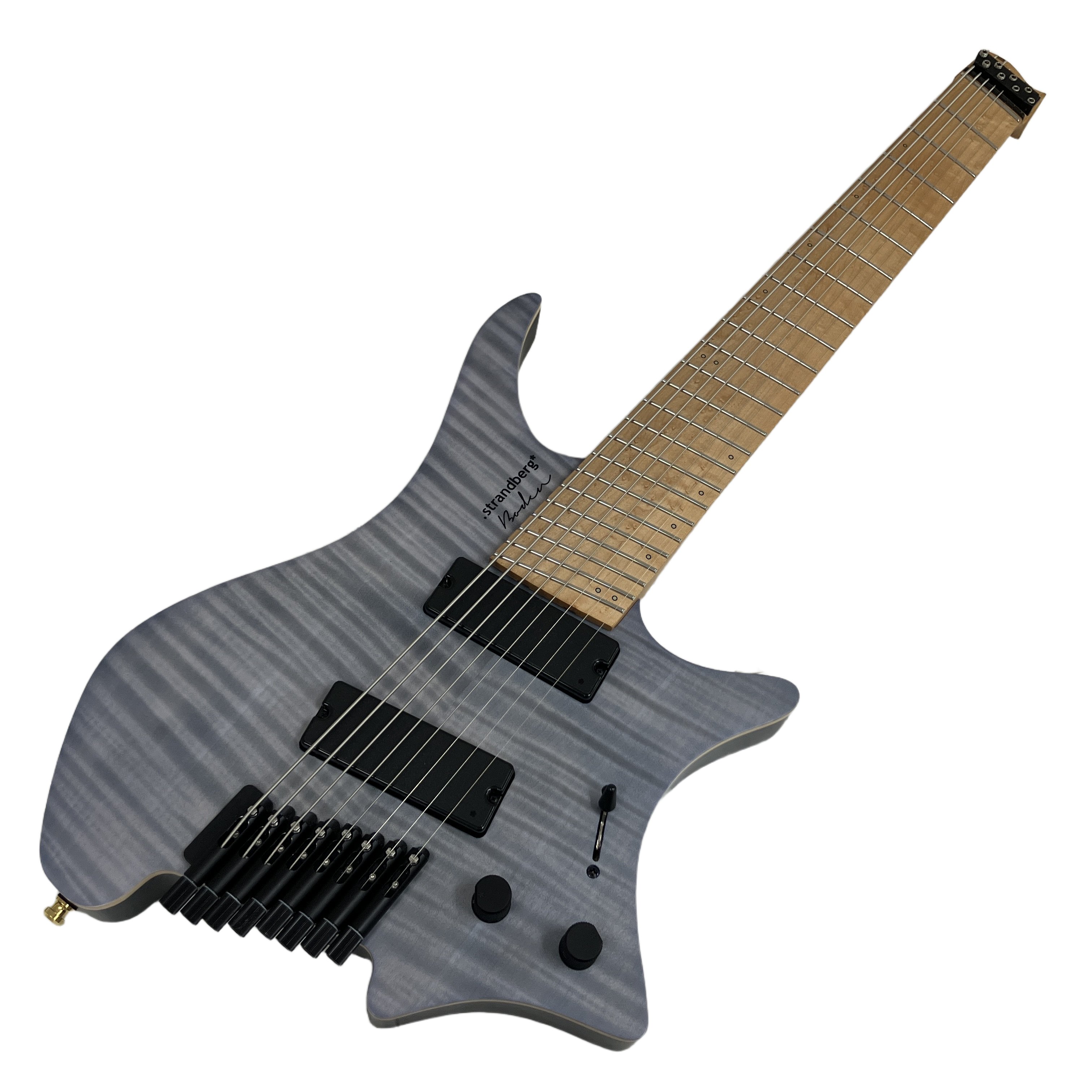 .strandberg Boden Standard NX8 Blue 8弦エレキギター(シリアル:C2409664 / EndurNeckTM特許構造 / 池部楽器店店舗印入り保証書・純正ギグバッグ付属 / 中古良好)*:多弦ギターの概念を覆す人間工学の極み。最新鋭のプレイヤビリティと圧倒的なタイト・ローを誇る次世代8弦ヘッドレス。