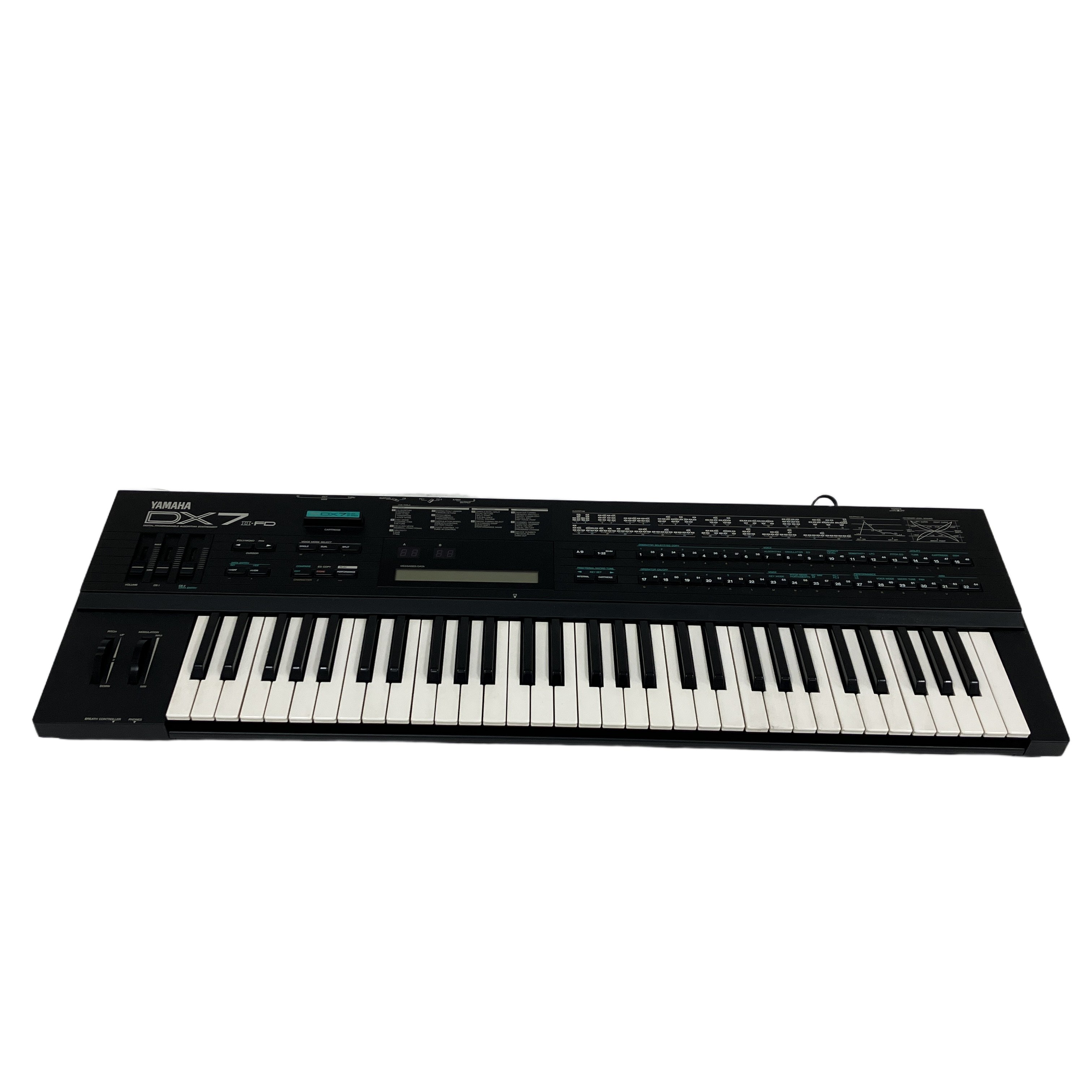 YAMAHA DX7IIFD シンセサイザー ヤマハ キーボード ケース付き 楽器 音響機材 中古
