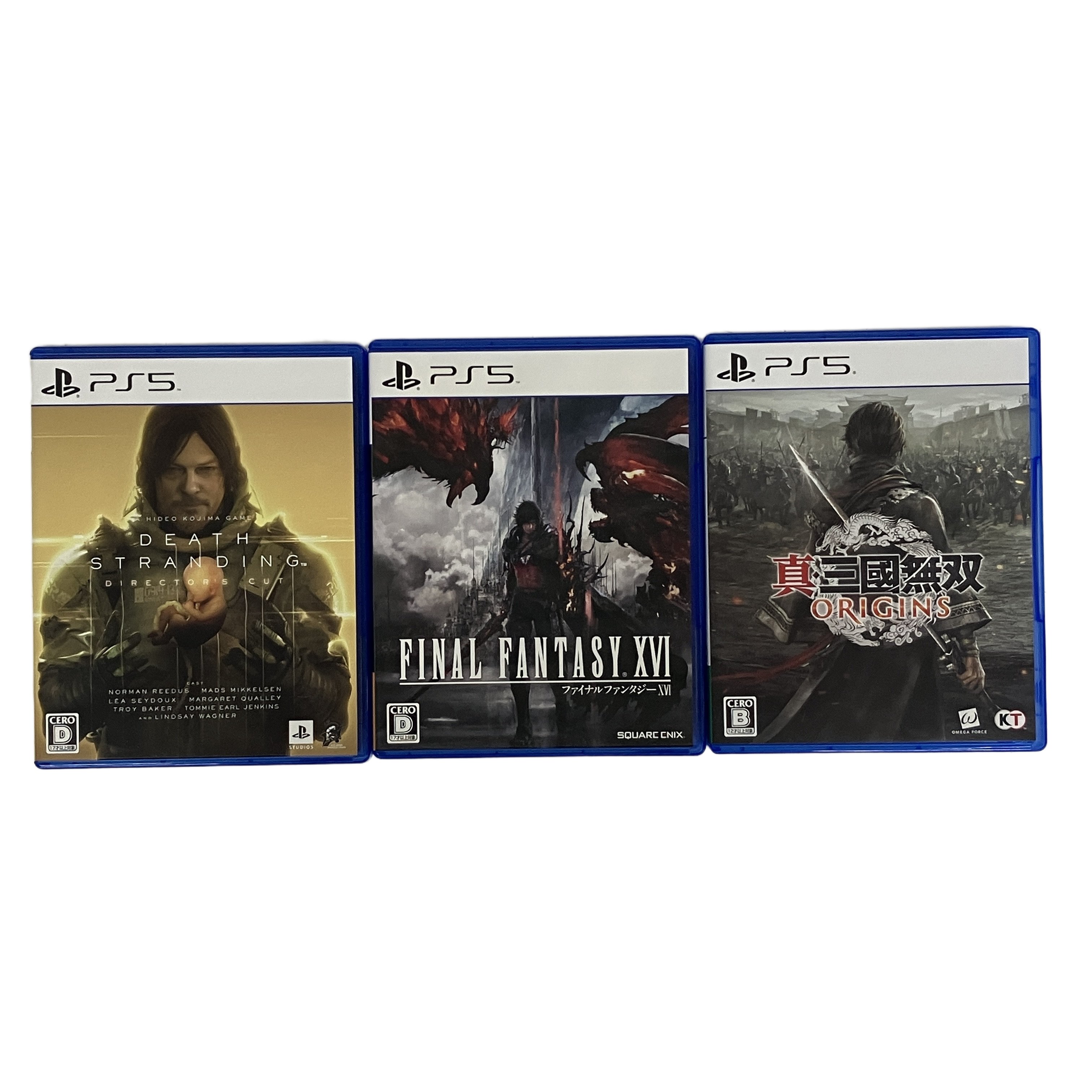 DEATH STRANDING 真・三國無双 PS5 ゲームソフト その他 計3点おまとめ
