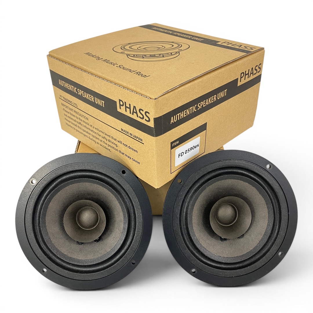 PHASS FD0590ex 13cm 5インチ フルレンジスピーカー アルニコマグネット カーオーディオ 音響機材 中古