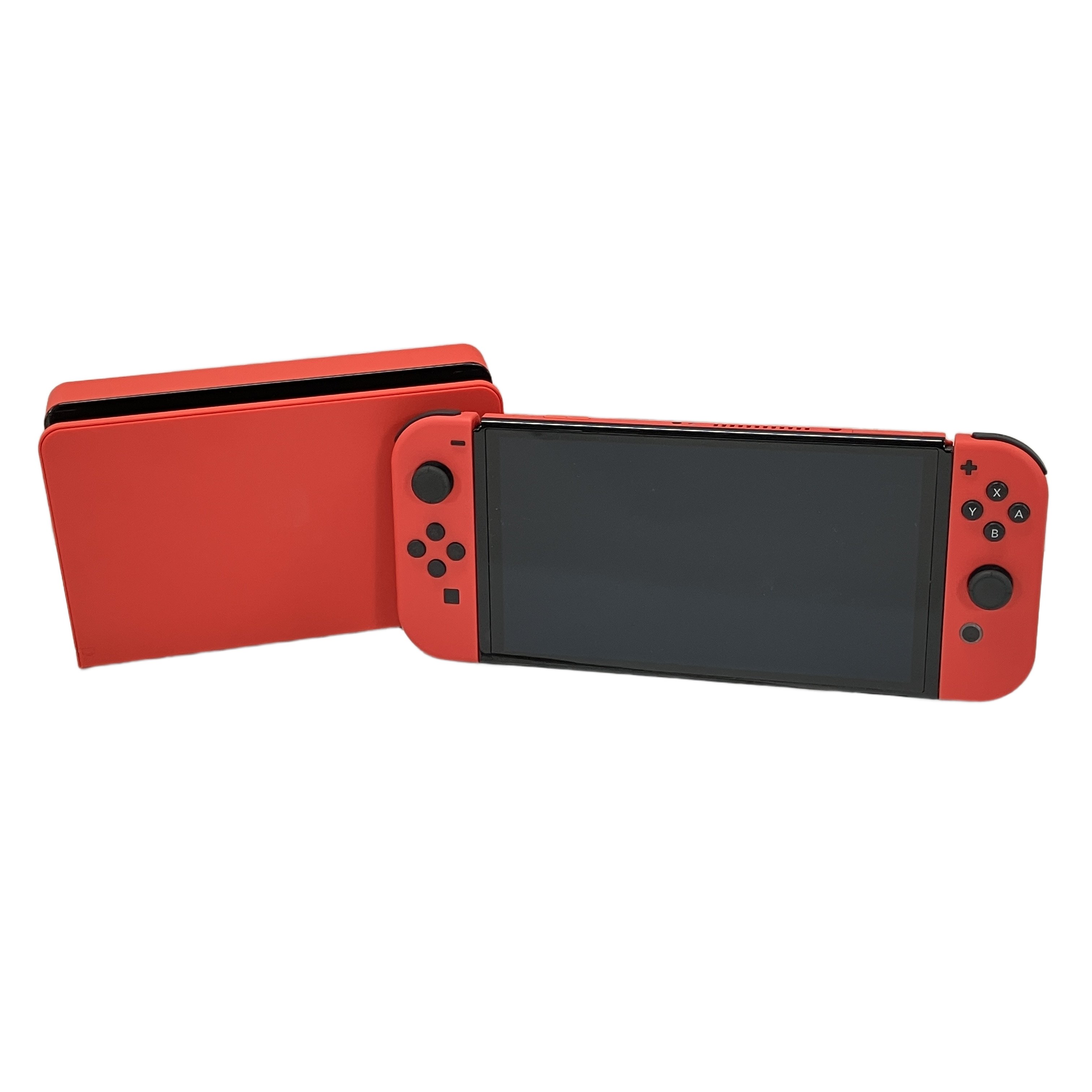 Nintendo HEG-001 Switch 有機ELモデル マリオレッド ジョインコン ドッグ付き 家庭用 ゲーム機 中古