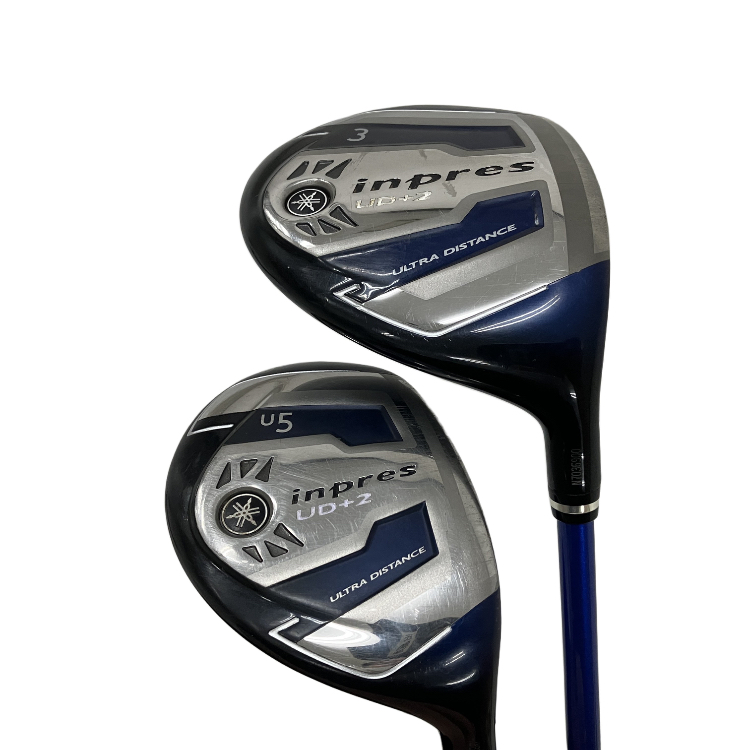 YAMAHA inpres UD+2 3 U5 ヤマハ ユーティリティ 2本セット ゴルフ 中古