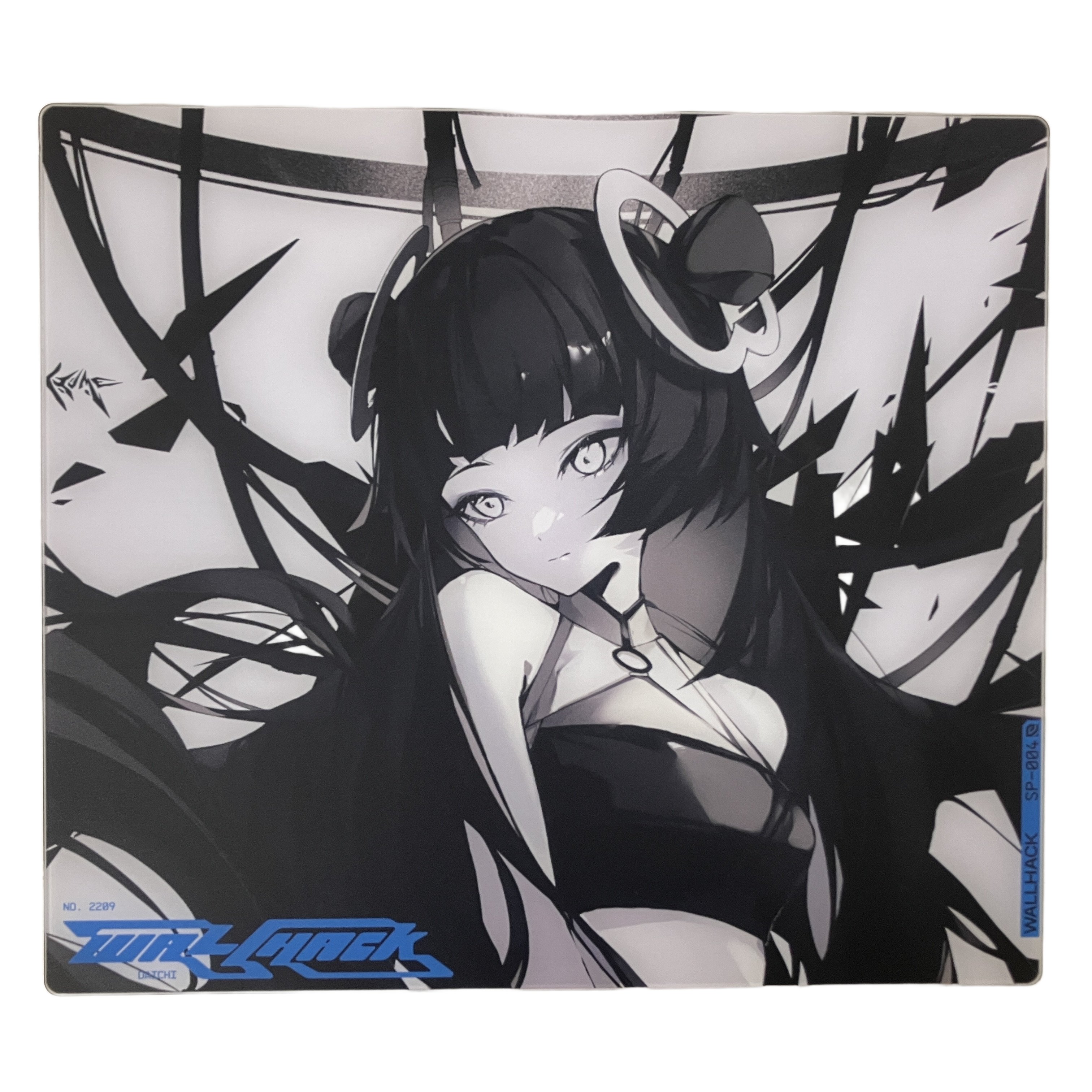wall hack SP-004 マウスパッド SORA×YUMEガラス ゲーミング マウスパッド コラボ スピード系 eスポーツ 周辺機器 中古