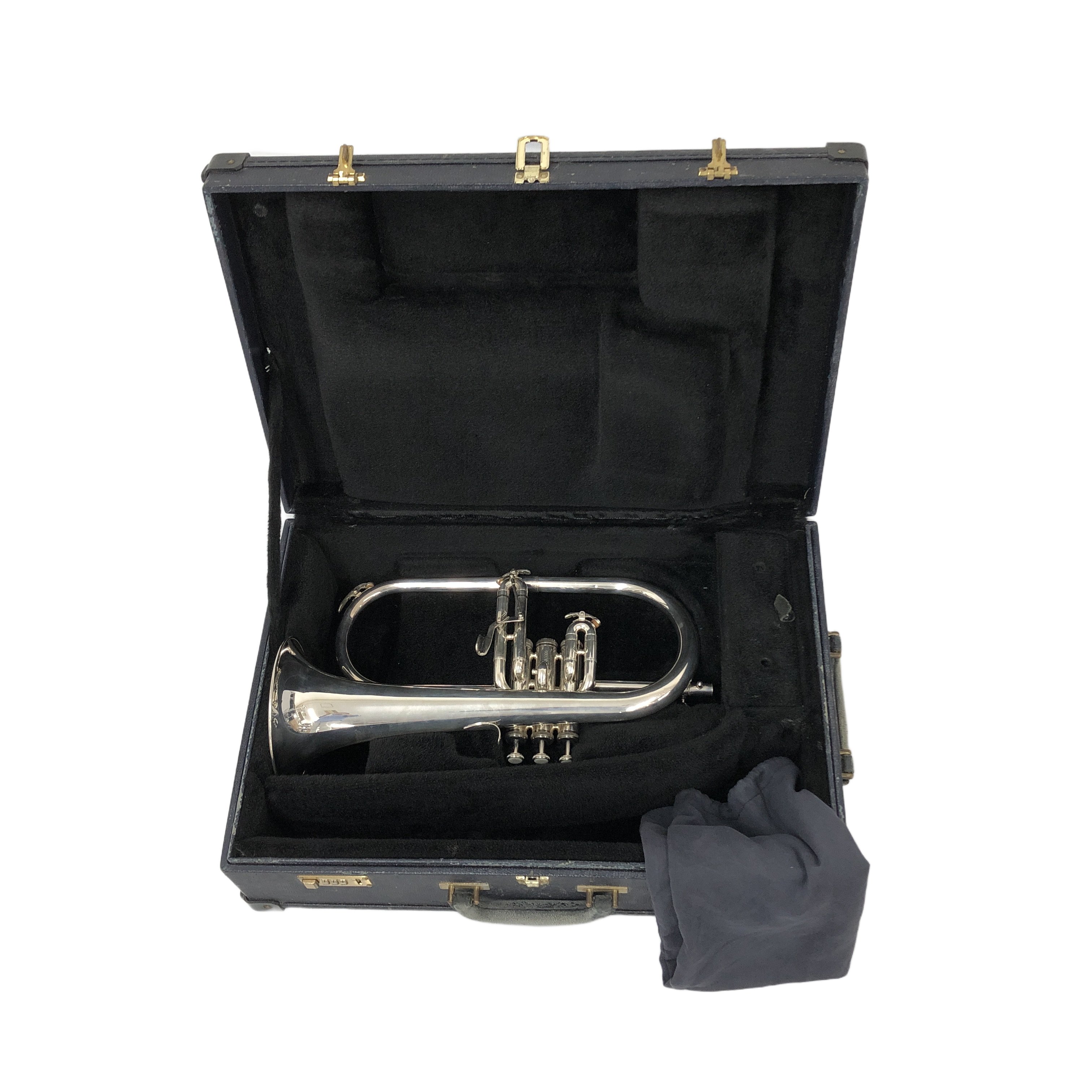 Hamars ハマーズ フリューゲル ホルン シルバー ハードケース付き 金管楽器 中古