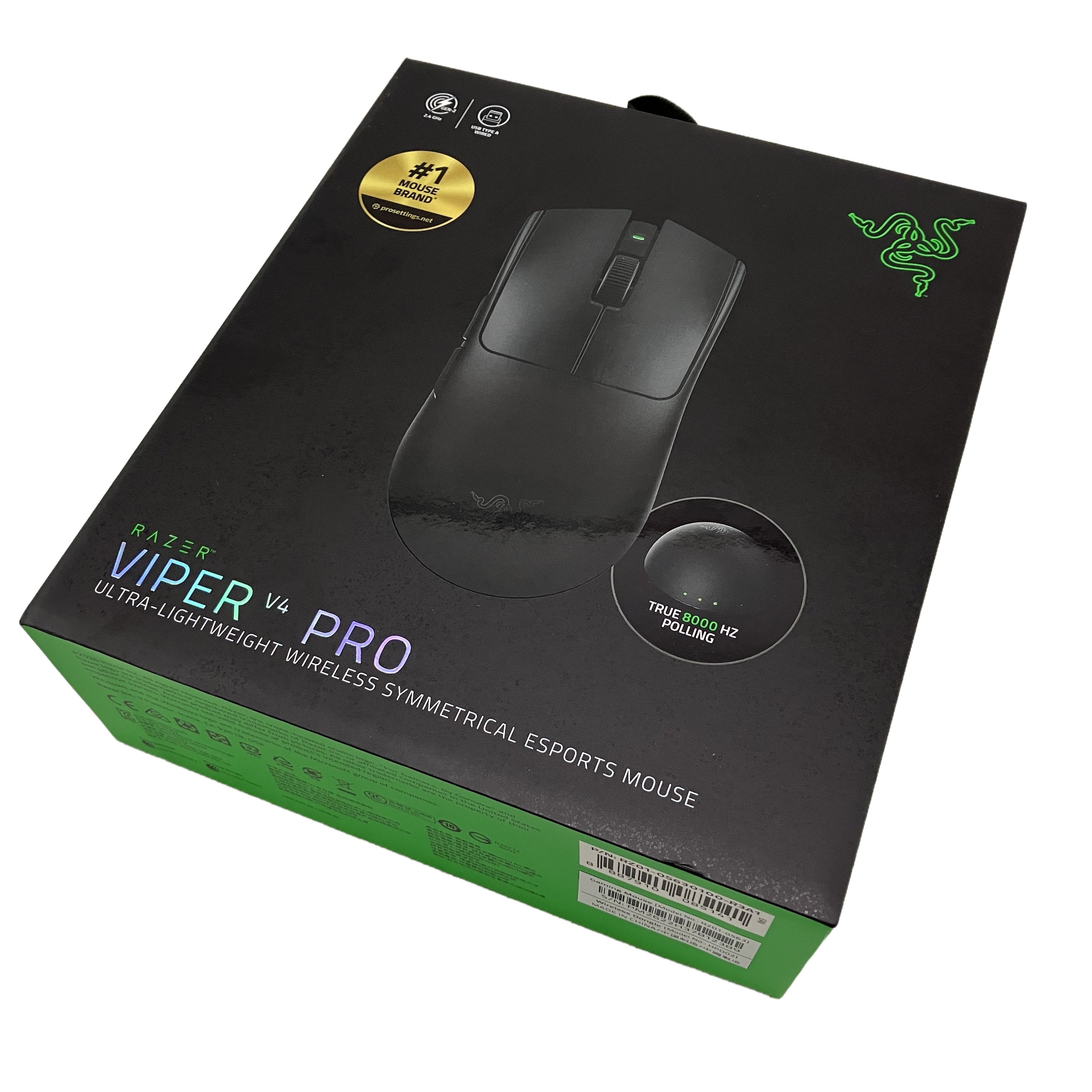 Razer VIPER V4 PRO ゲーミングマウス ワイヤレス ブラック レイザー 未使用