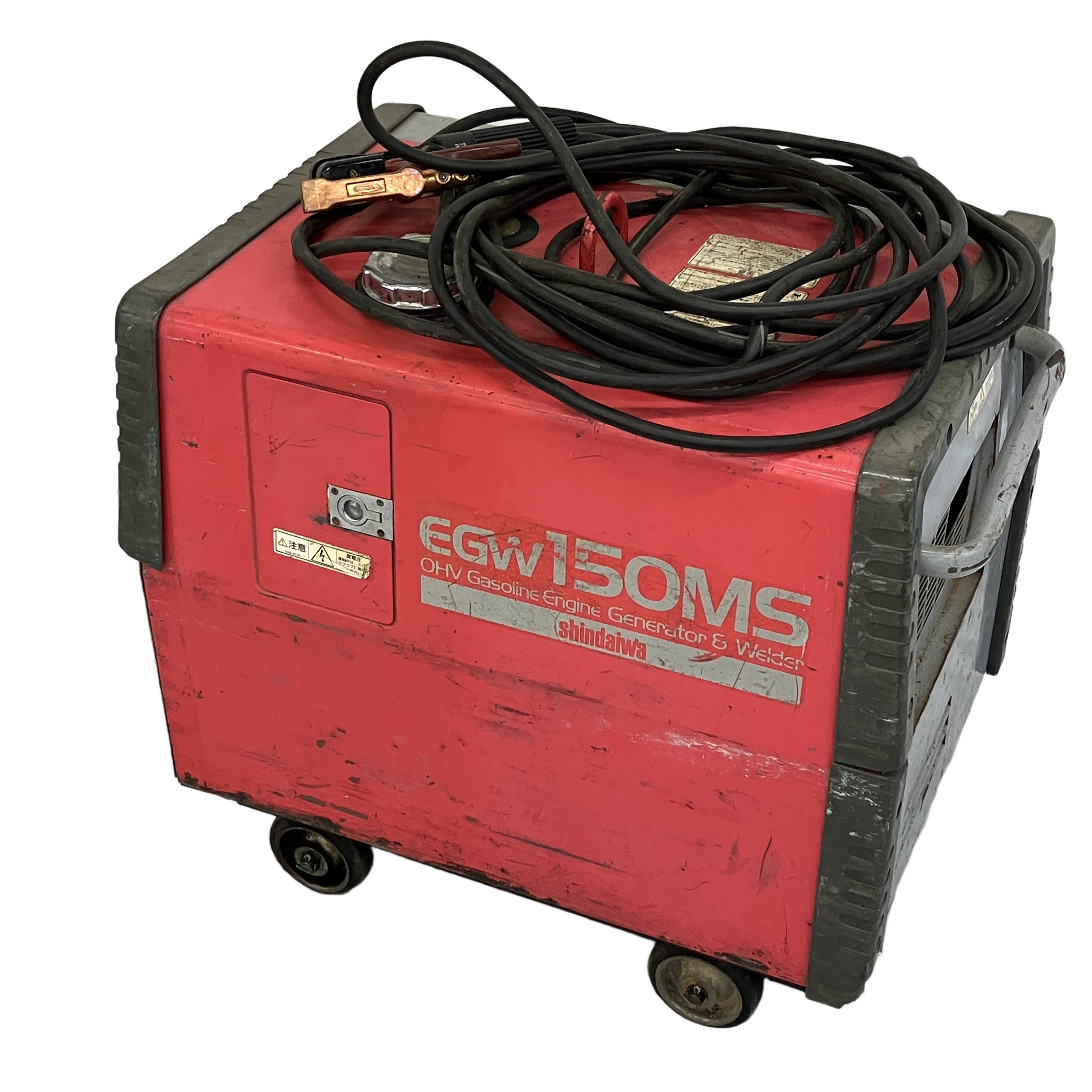 Shindaiwa 新ダイワ EGW150MS 防音型エンジン発電機兼用溶接機 電動工具 中古