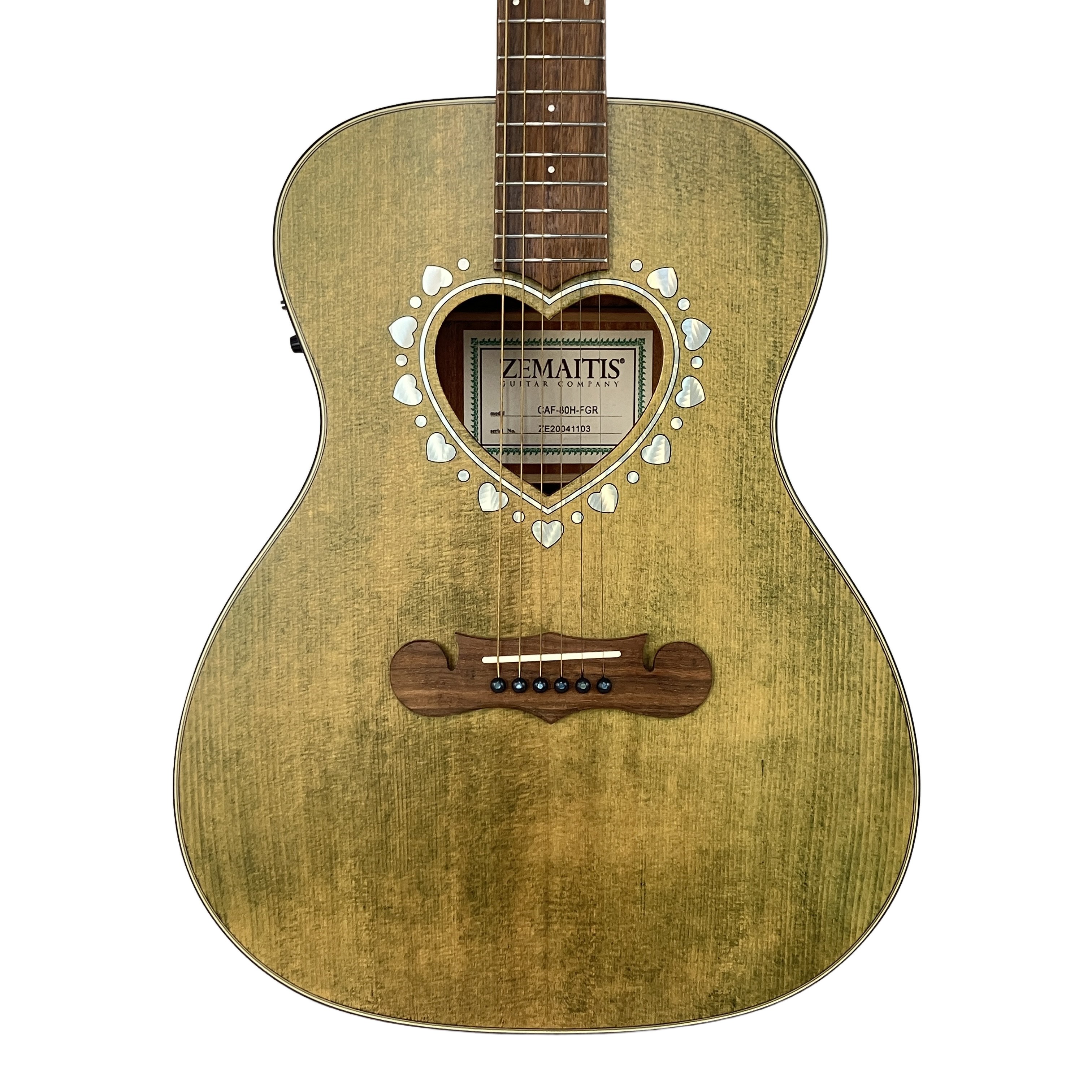ZEMAITIS CAF-80H-FGR エレアコ アコースティックギター 弦楽器 中古