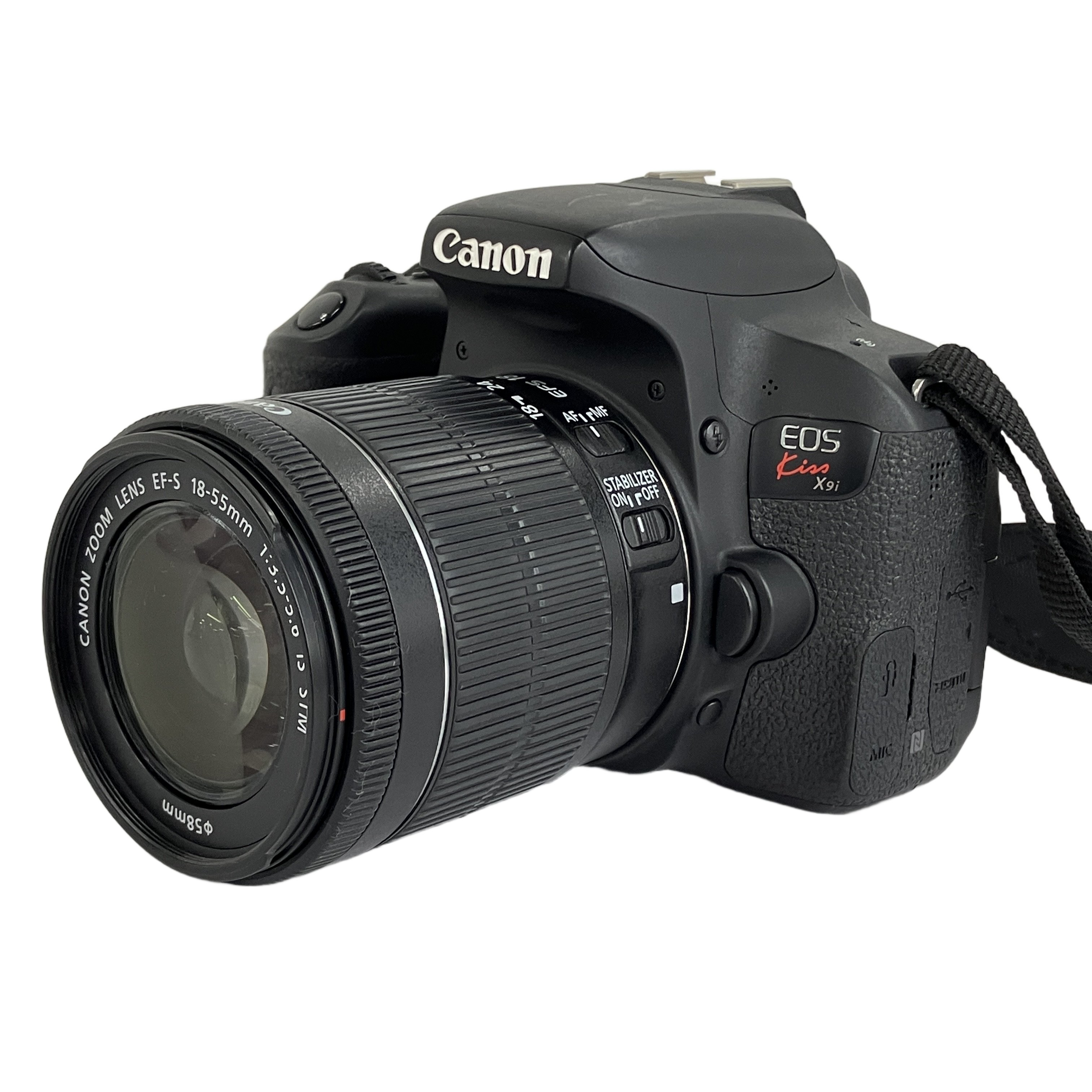 Canon EOS Kiss X9i EF-S 18-55mm F3.5-5.6 IS STM レンズセット キヤノン 中古