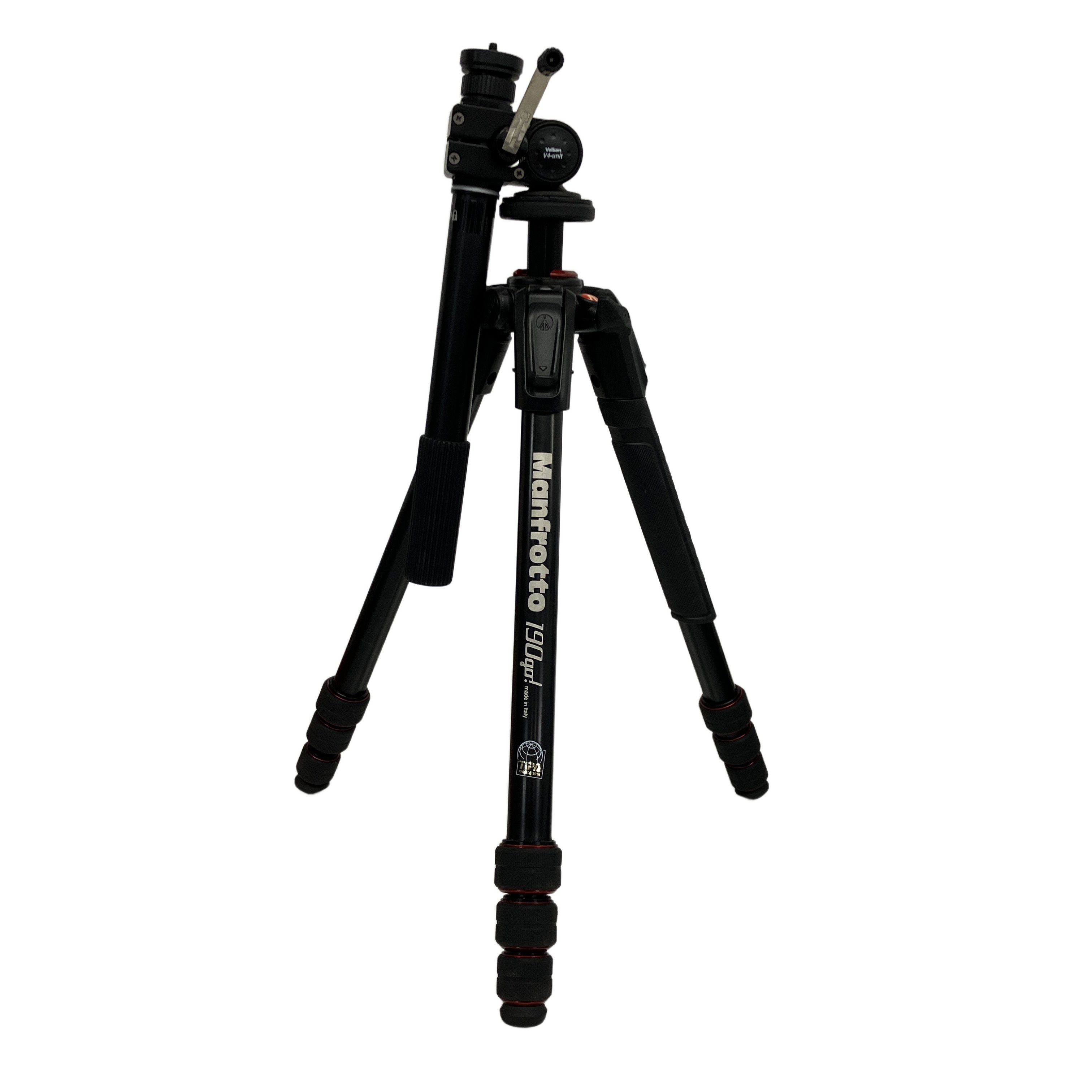 Manfrotto MT190GOA4 三脚 Velbon V4-unit セット マンフロット カメラ周辺機器 中古