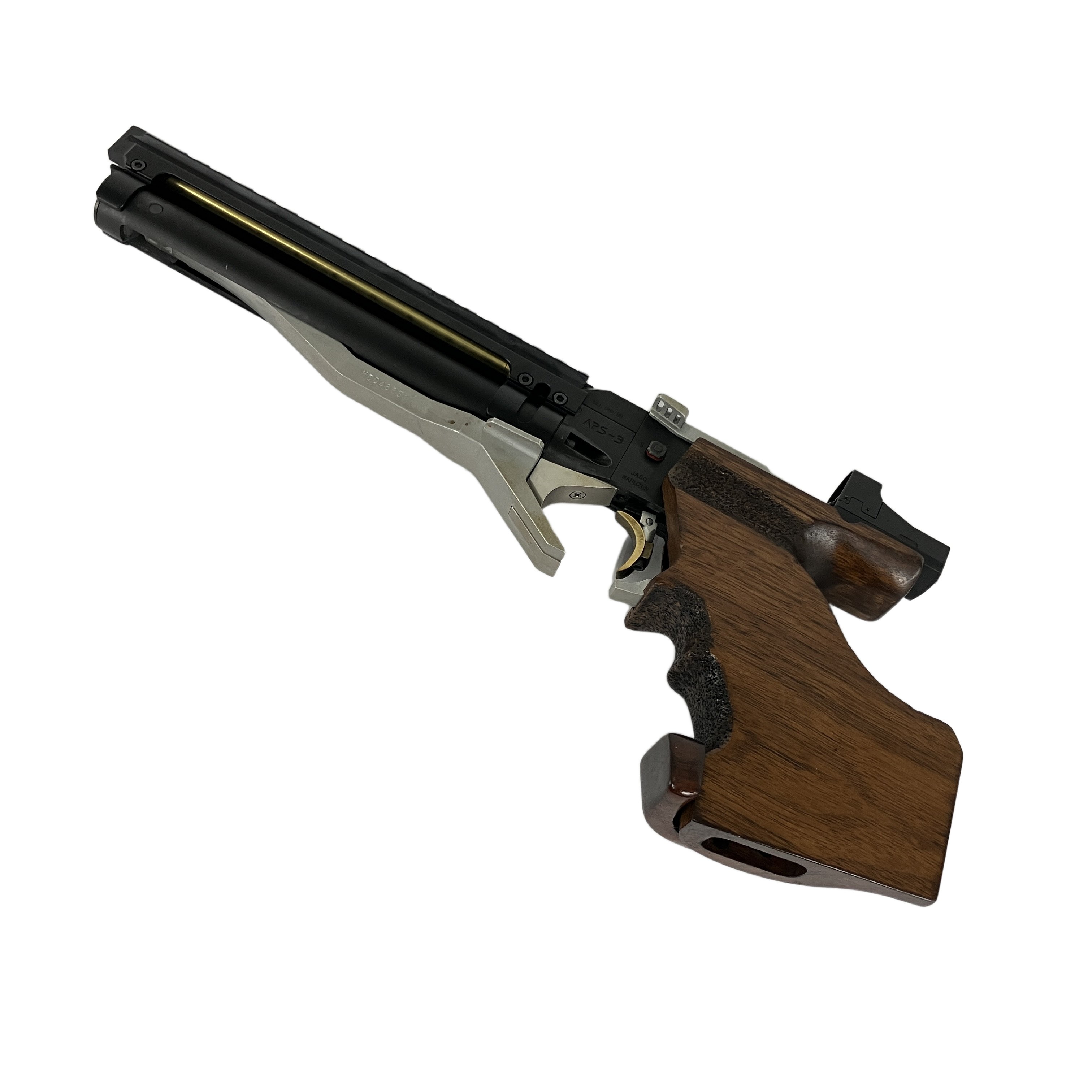 マルゼン APS-3 精密射撃専用 エアガン ドットサイト付 マガジン欠品 中古
