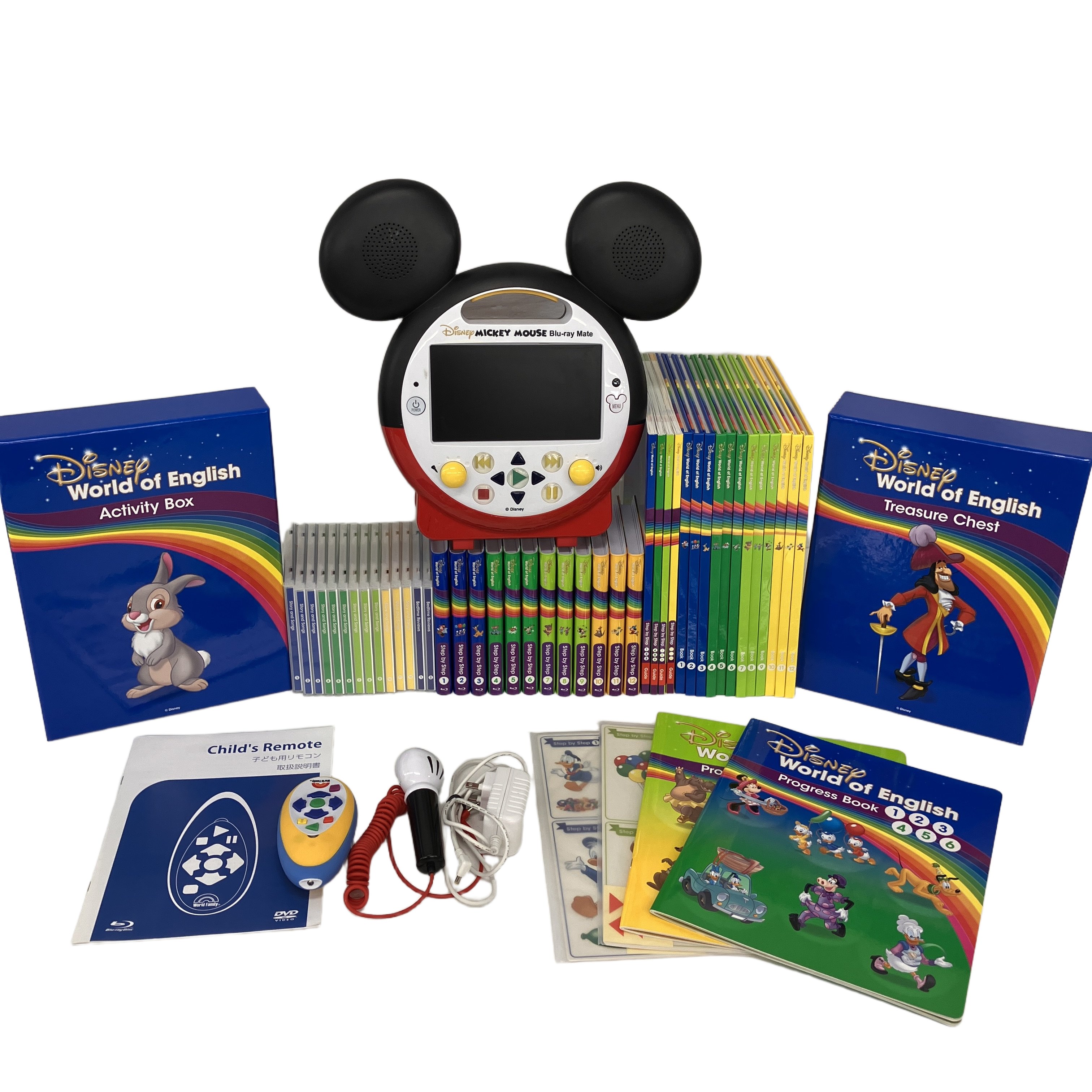 DWE ディズニー ワールド イングリッシュ 子ども 英語 教材 Blu-ray版 メインプログラム 中古