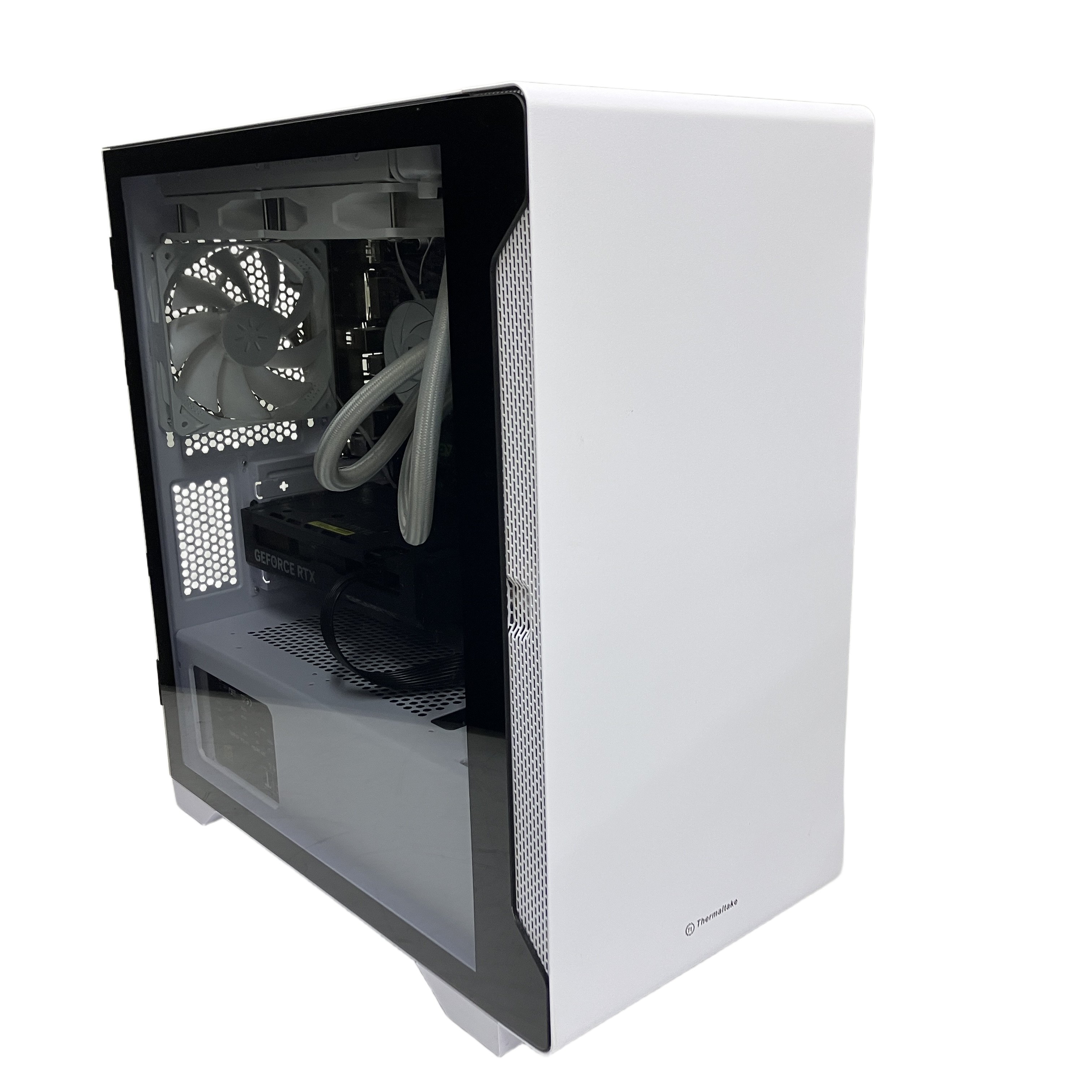 Thermaltake デスクトップ PC 16GB SSD 1TB GeForce RTX 4060 Ti 8GB Ryzen 7 5700X OS無 中古