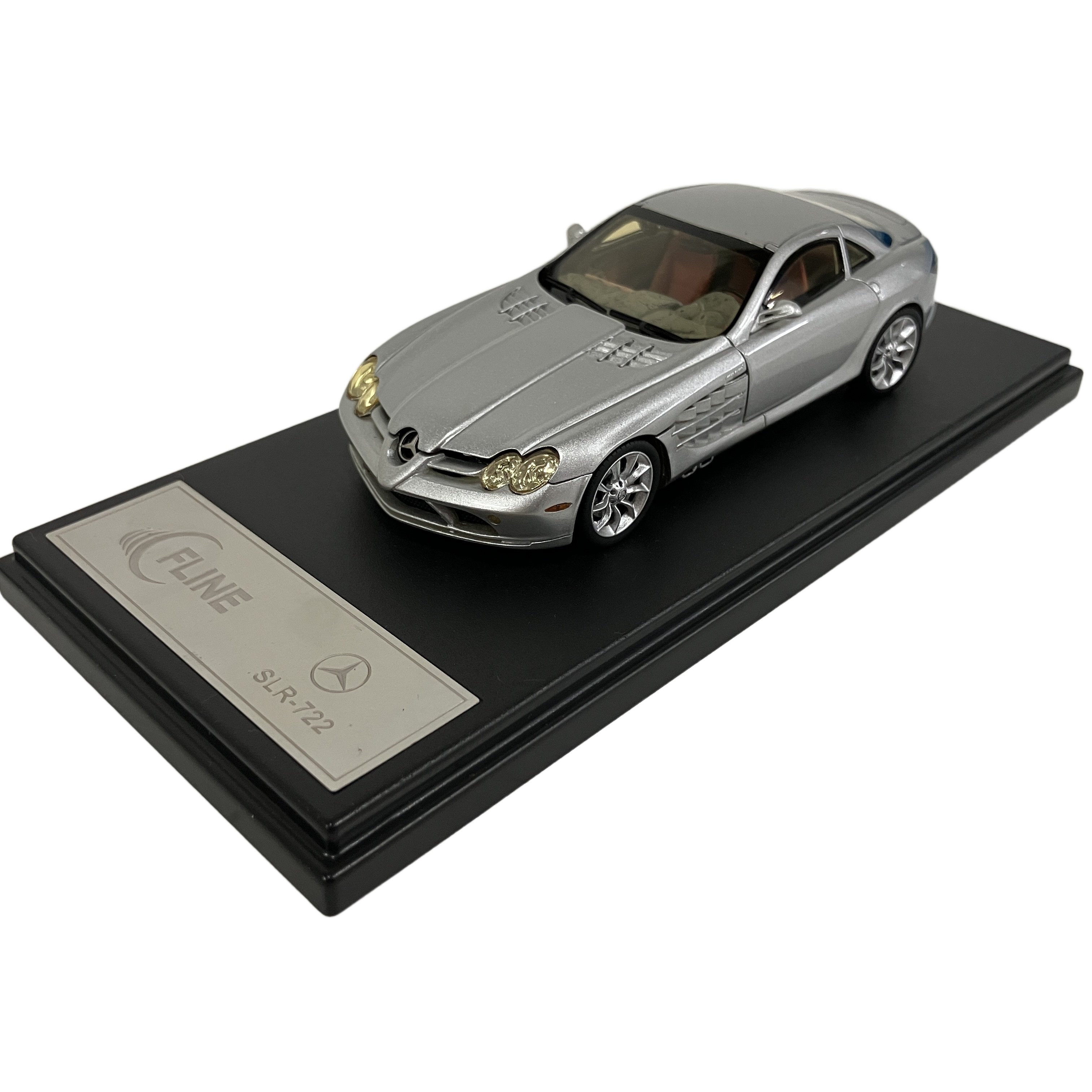 FLIINE 1/43 メルセデス ベンツ SLR-722 シルバー ミニカー 中古 良好