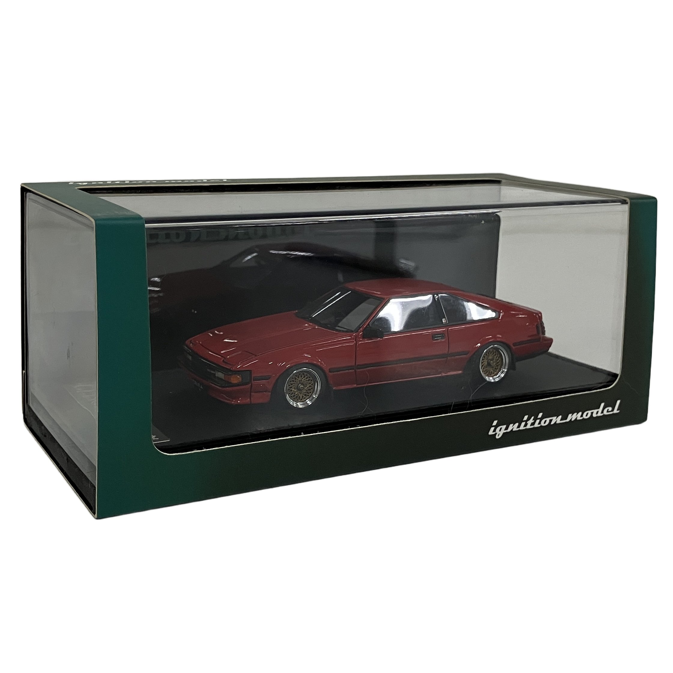 ignition model Toyota Celica XX 2800GT A60 Red イグニッションモデル ミニカー 中古 良好