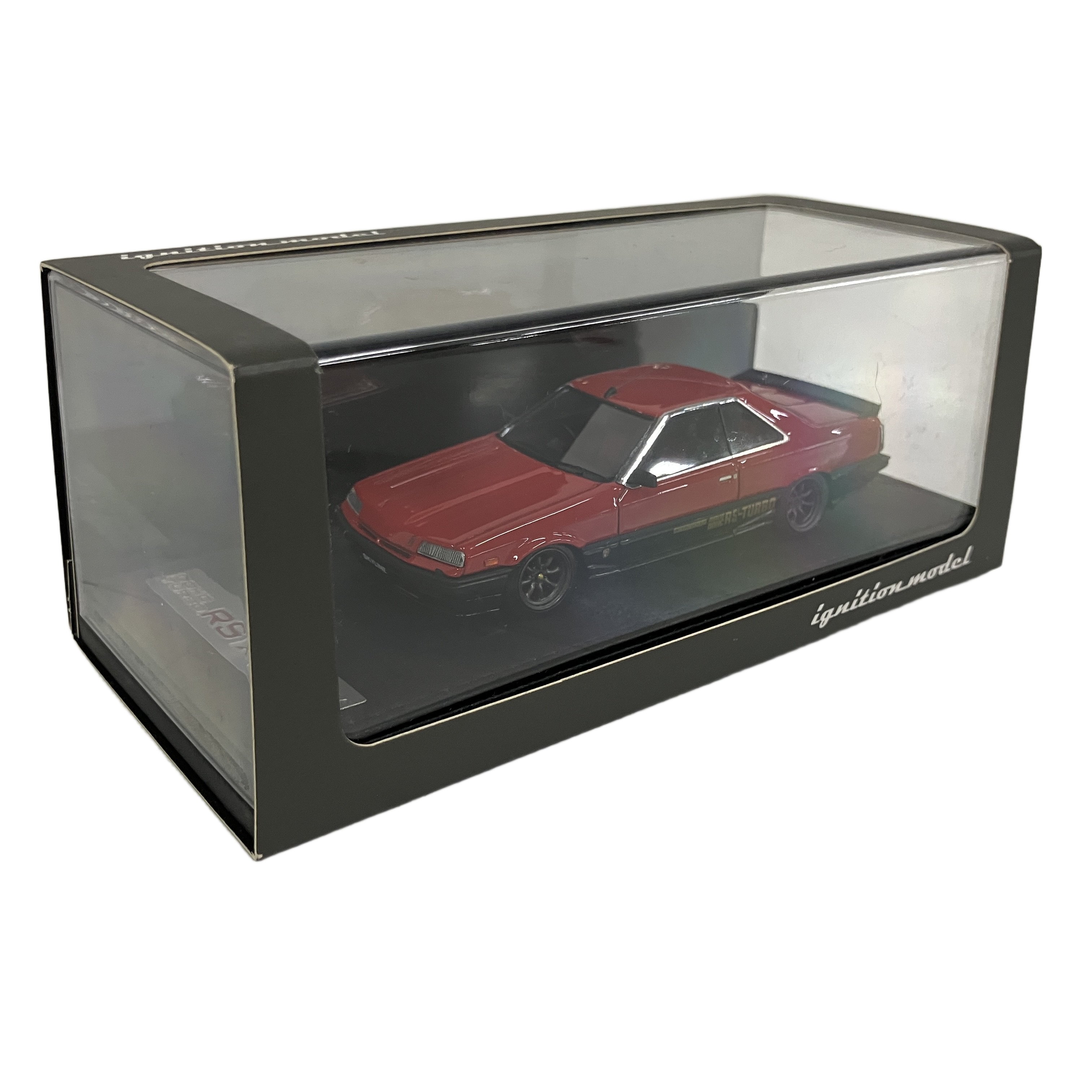 ignition model Nissan Skyline 2000 RS-X Turbo-C R30 Red イグニッションモデル ミニカー 中古 良好
