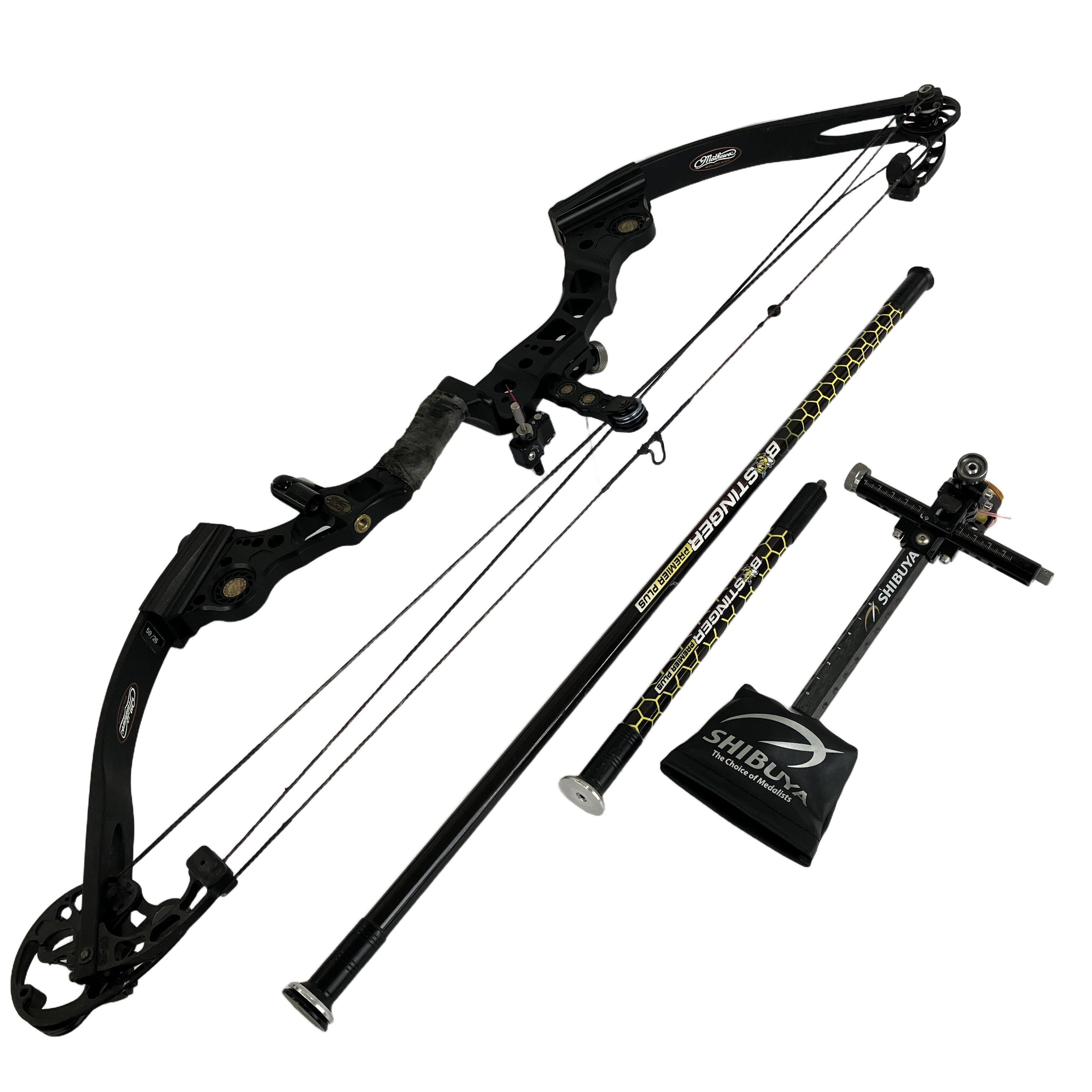 Mathews conquest prestige コンパウンドボウ 50/26 スタビライザー サイト付 中古