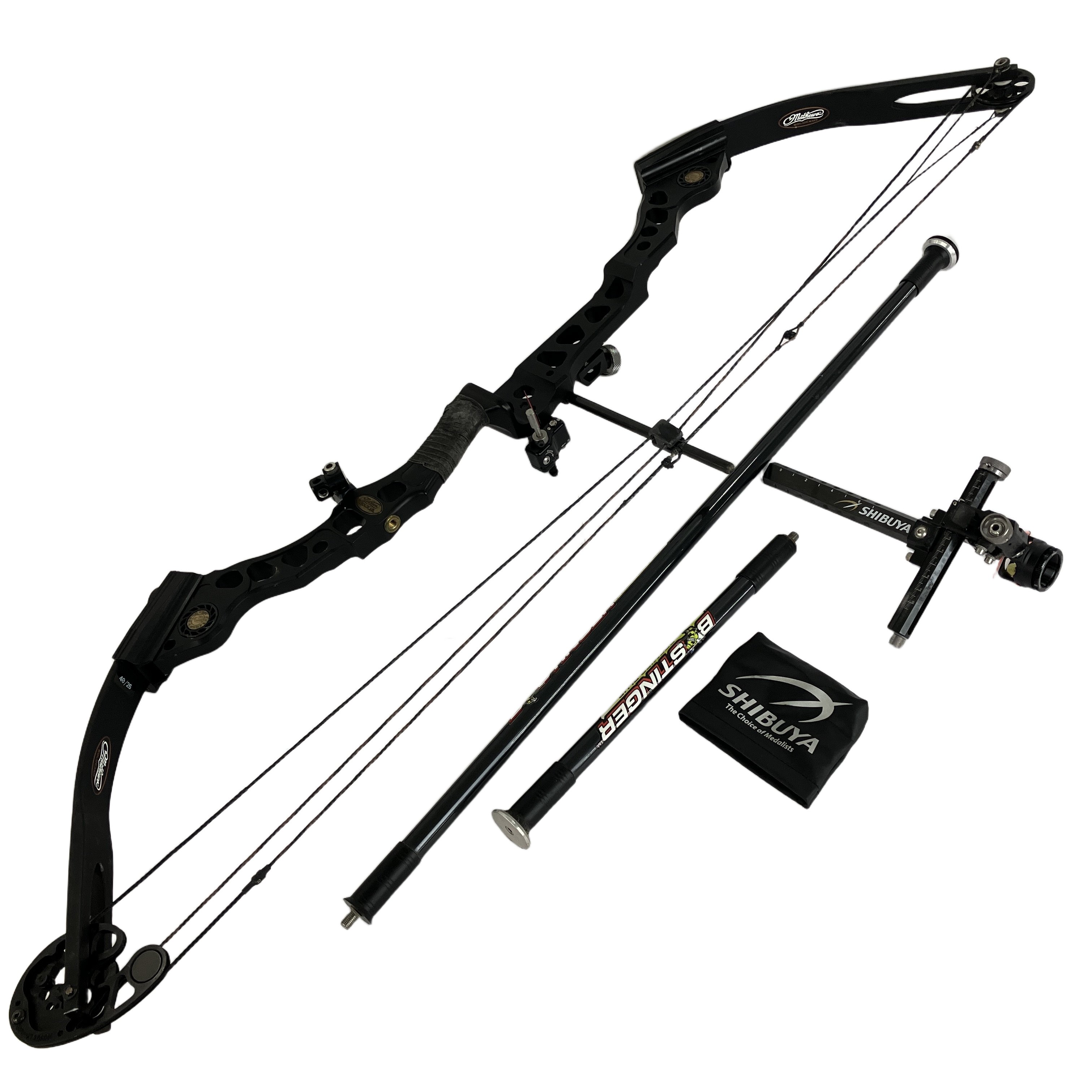 Mathews conquest 4 コンパウンドボウ 40/26 スタビライザー サイト付 中古