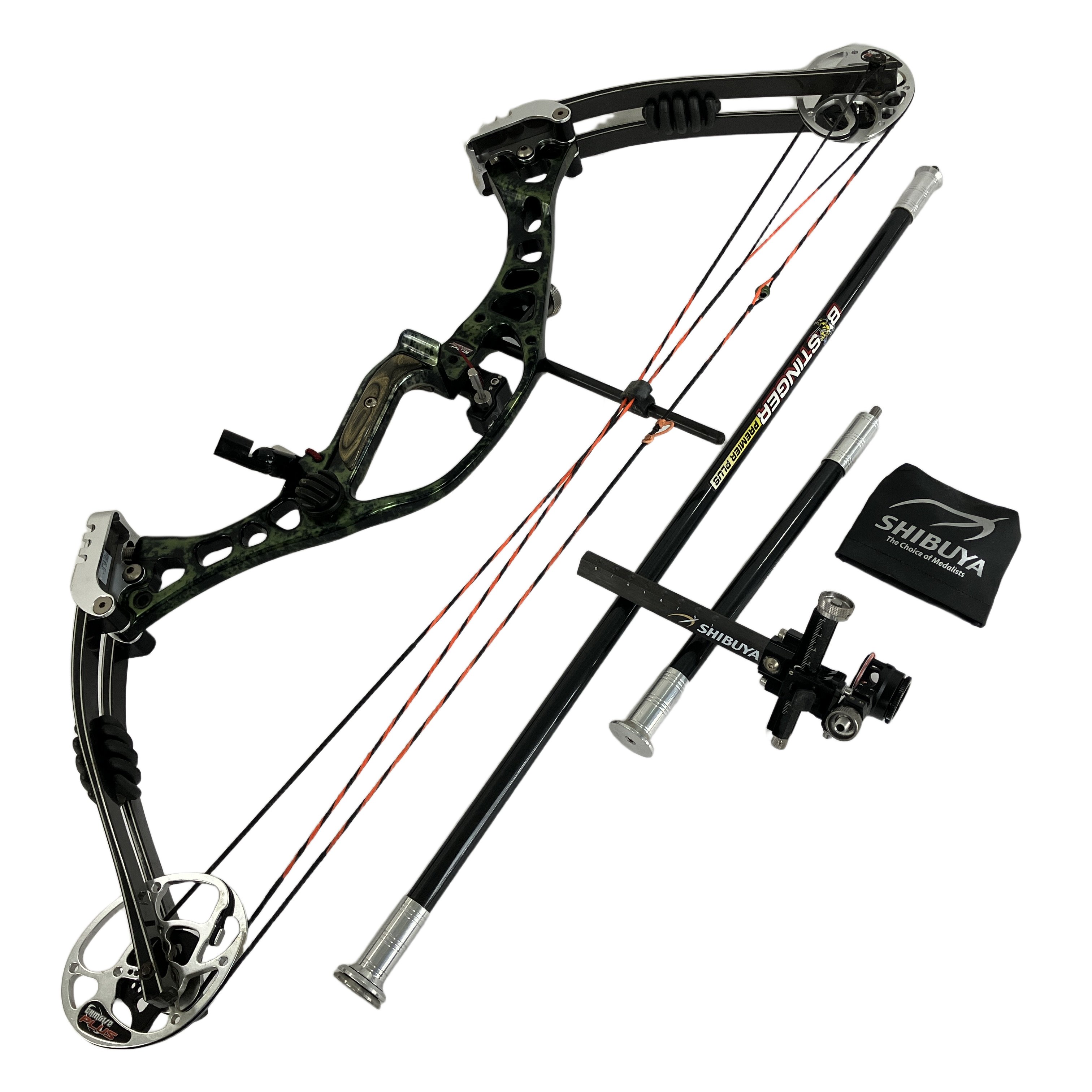 HOYT Avenger Plus XT1000 コンパウンドボウ 40-50 25-27.5 スタビライザー サイト付 中古