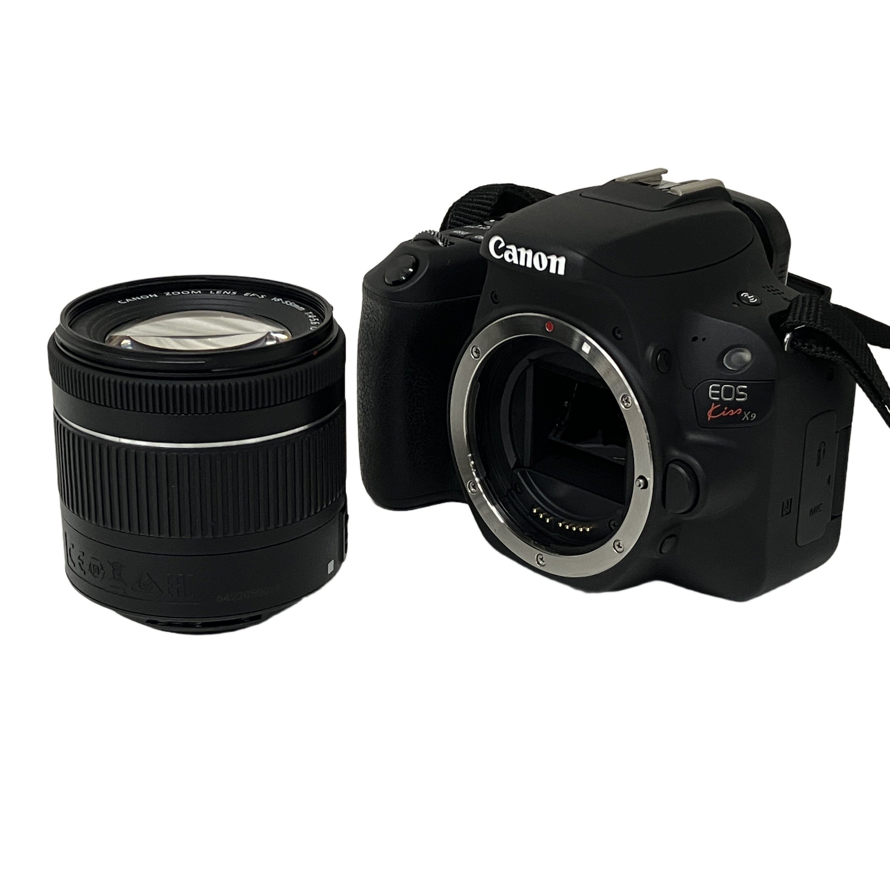 canon eos kiss x9 デジタル一眼レフ レンズキット EF-S 18-55mm 1:4-5.6 IS STM キャノン 中古