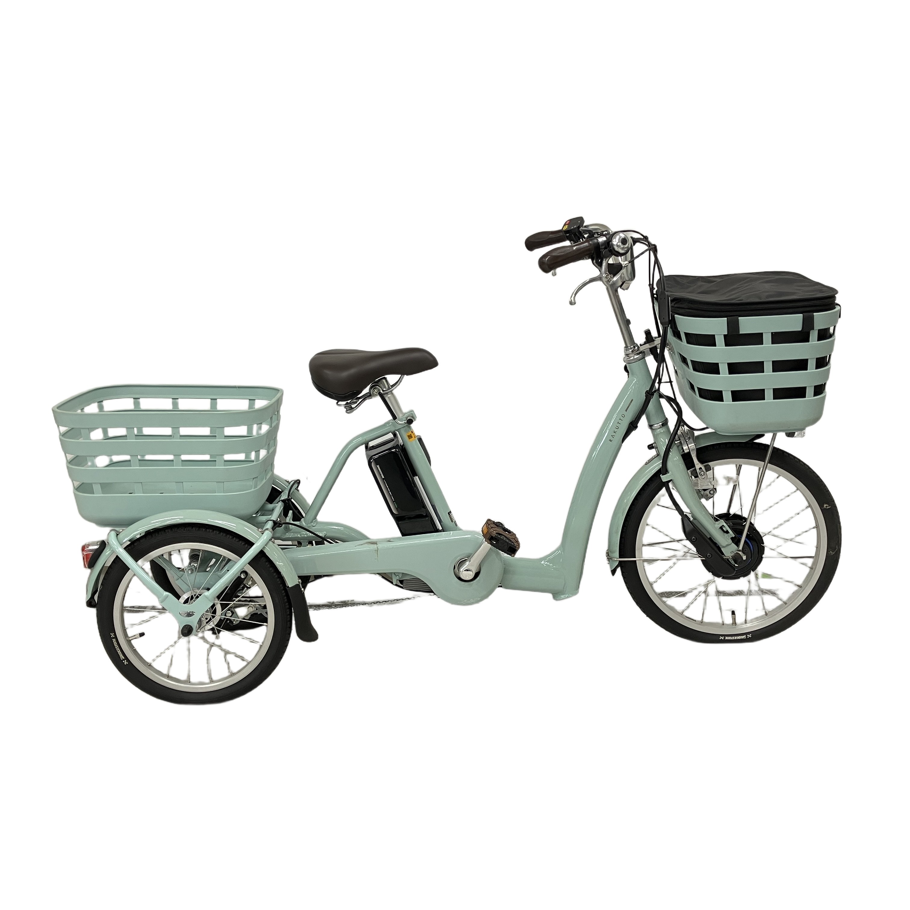 ★ブリヂストン ラクットワゴン RW0B45 20インチ/16インチ 電動アシスト三輪自転車 中古★