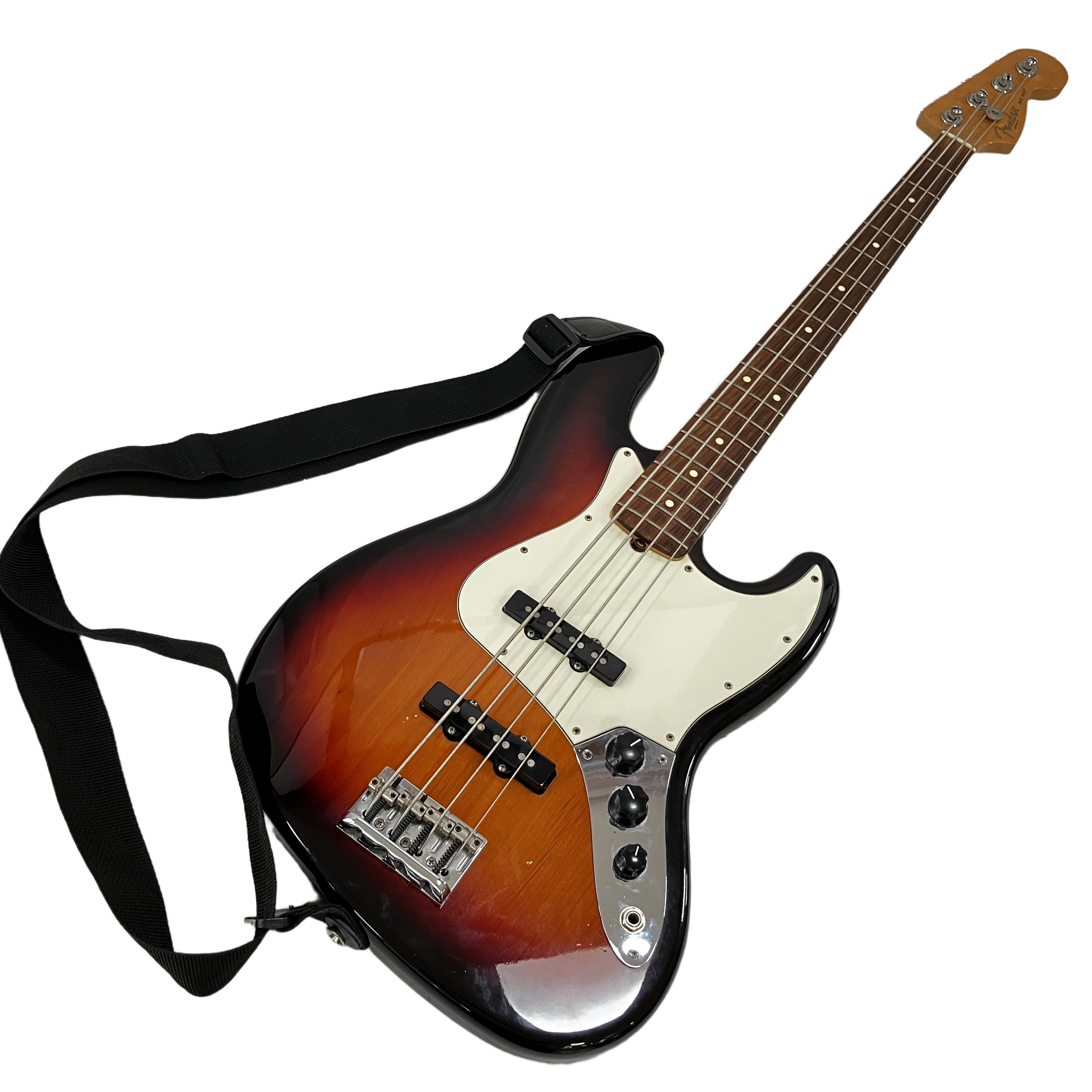 Fender American Professional Jazz Bass Rosewood 3-Color Sunburst(2016年製 / USA製 / 純正モールドハードケース・各種書類・工具類付属 / シリアル:US16099705 / 中古・訳あり):モダン・ジャズベースの新たな世界標準。エレキベースの原点にして最高峰USAアメプロが、純正ハードケース&書類完備で登場。
