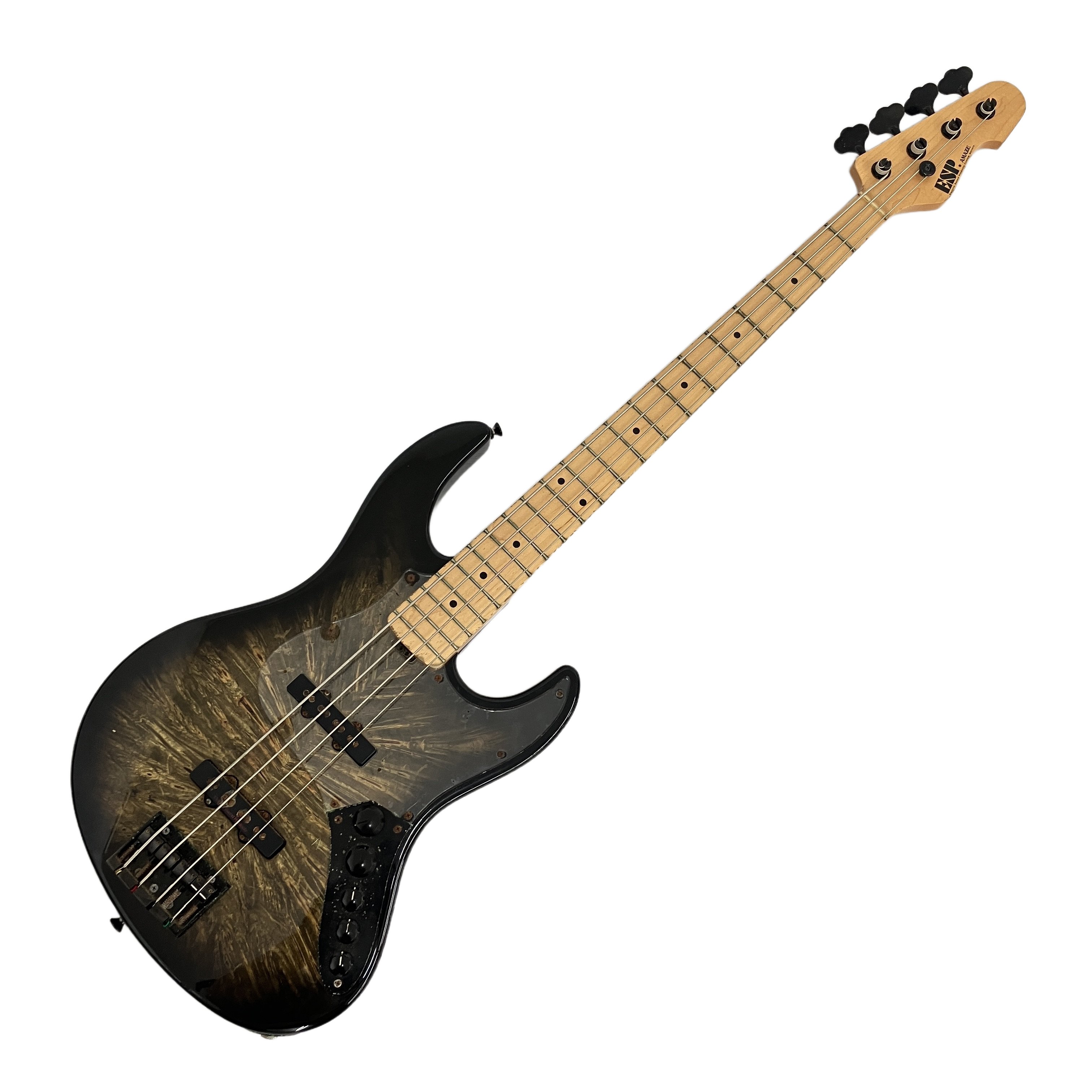 ★ESP AMAZE-CTM/M Nebula Black Burst ジャンク 希少エキゾチックウッド仕様★