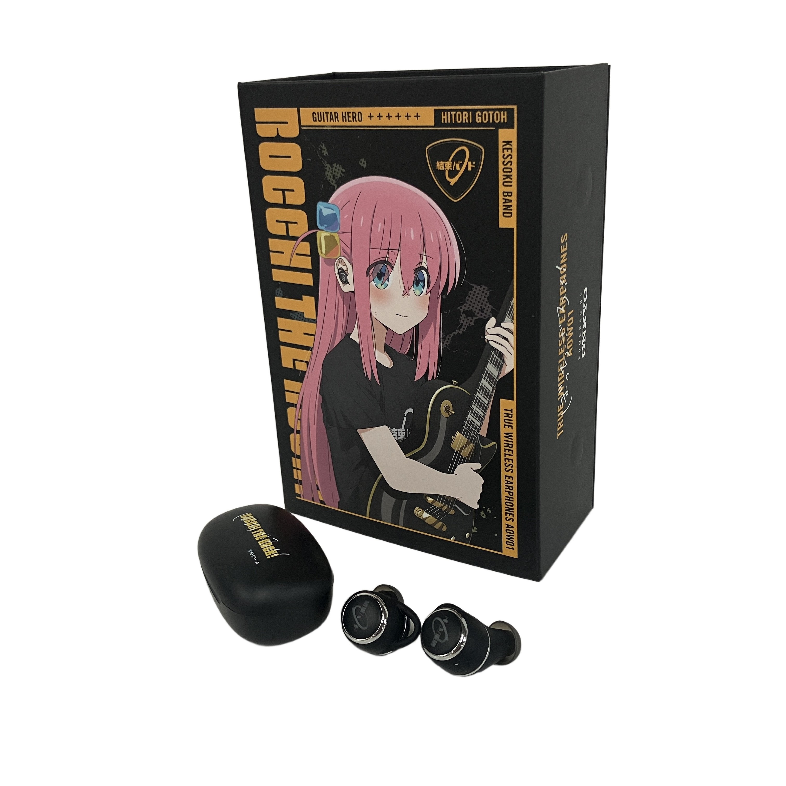 ONKYO A0W01 ぼっち・ざ・ろっく! 後藤ひとりコラボ ワイヤレスイヤフォン 音響機材 中古
