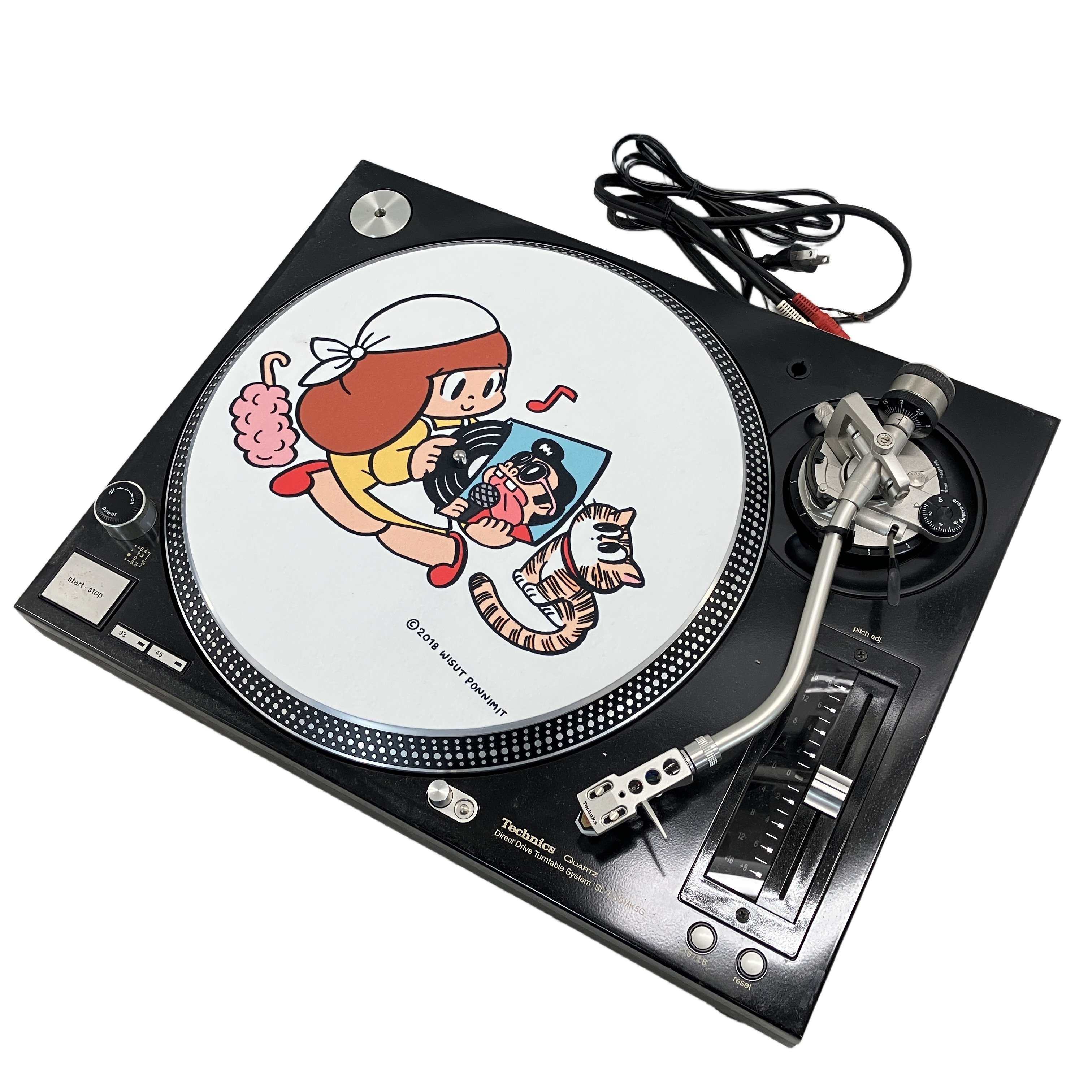 ★Technics SL-1200MK5G ターンテーブル EPC-U1200 カートリッジ付き 中古(最高峰の名機&豪華フルセット!)★