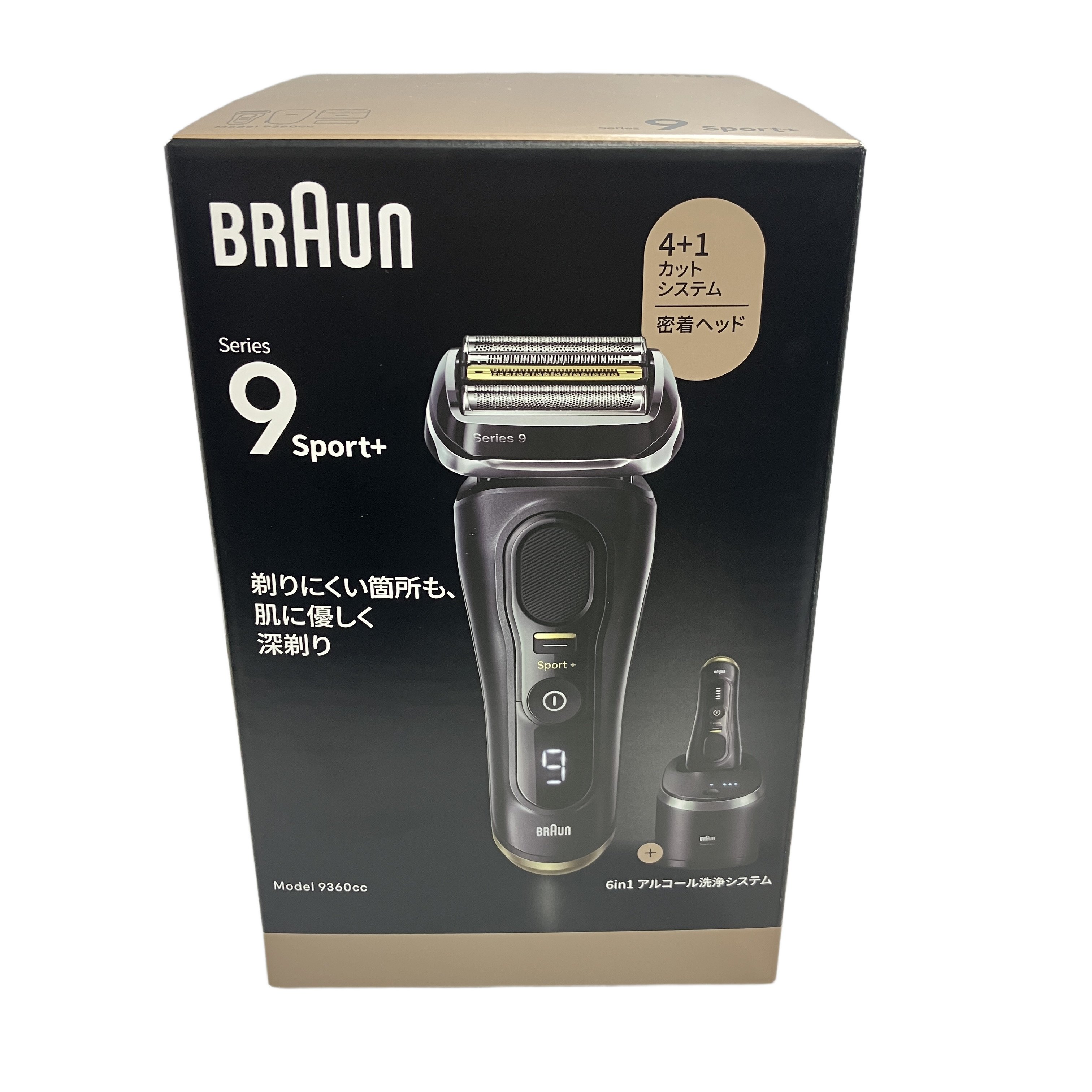 BRAUN ブラウン シリーズ9 9360cc Sport+ 電気シェーバー ブラック 未開封 未使用