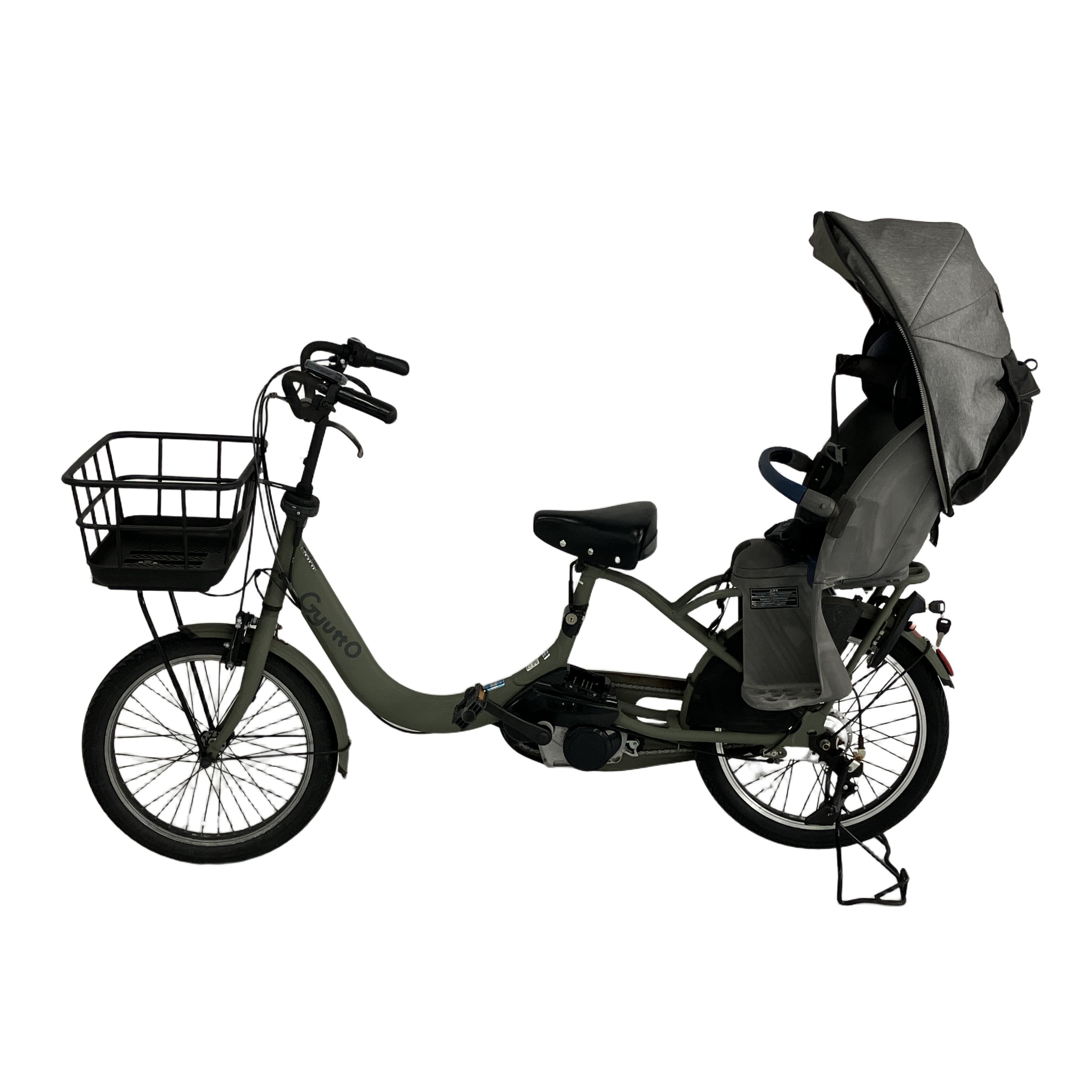 Panasonic BE-FRD032G Gyutto 電動 アシスト 自転車 パナソニック ギュット クルーム DX 20インチ チャイルド シート 付き 中古