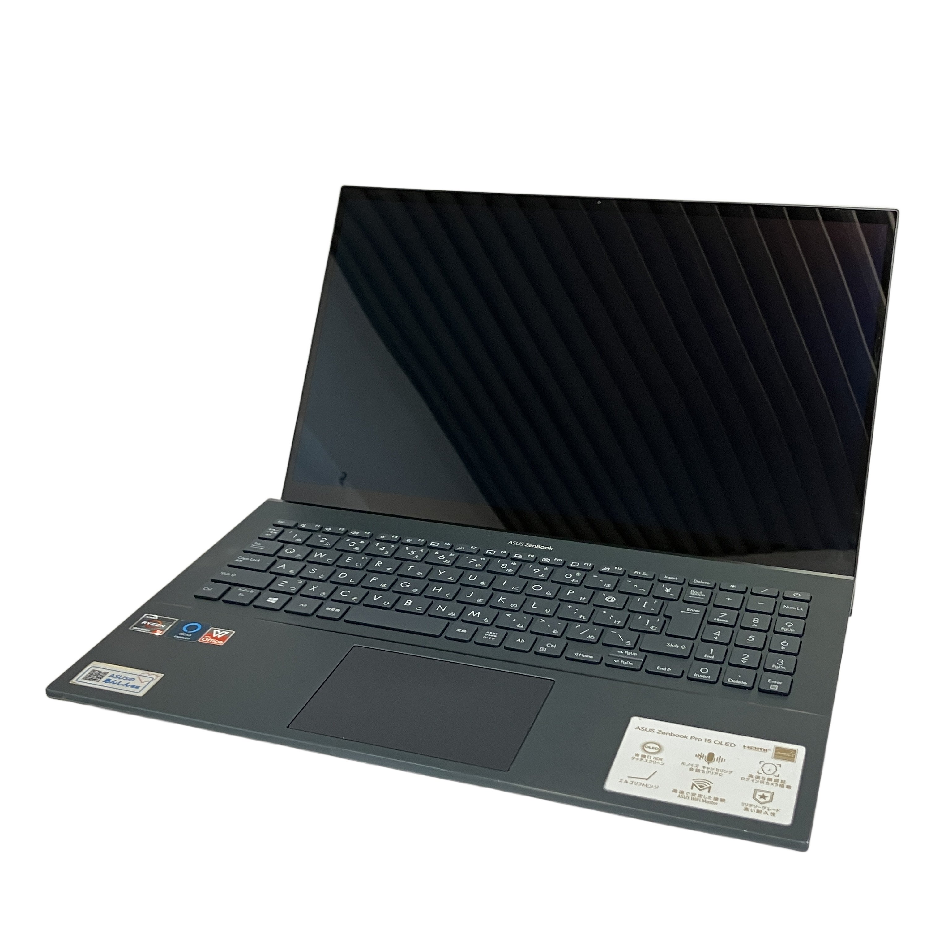 ASUS Zenbook UX535QA ノートPC AMD Ryzen 9 5900HX 16GB SSD 1TB WIN11 15.6インチ FHD タッチパネル 中古