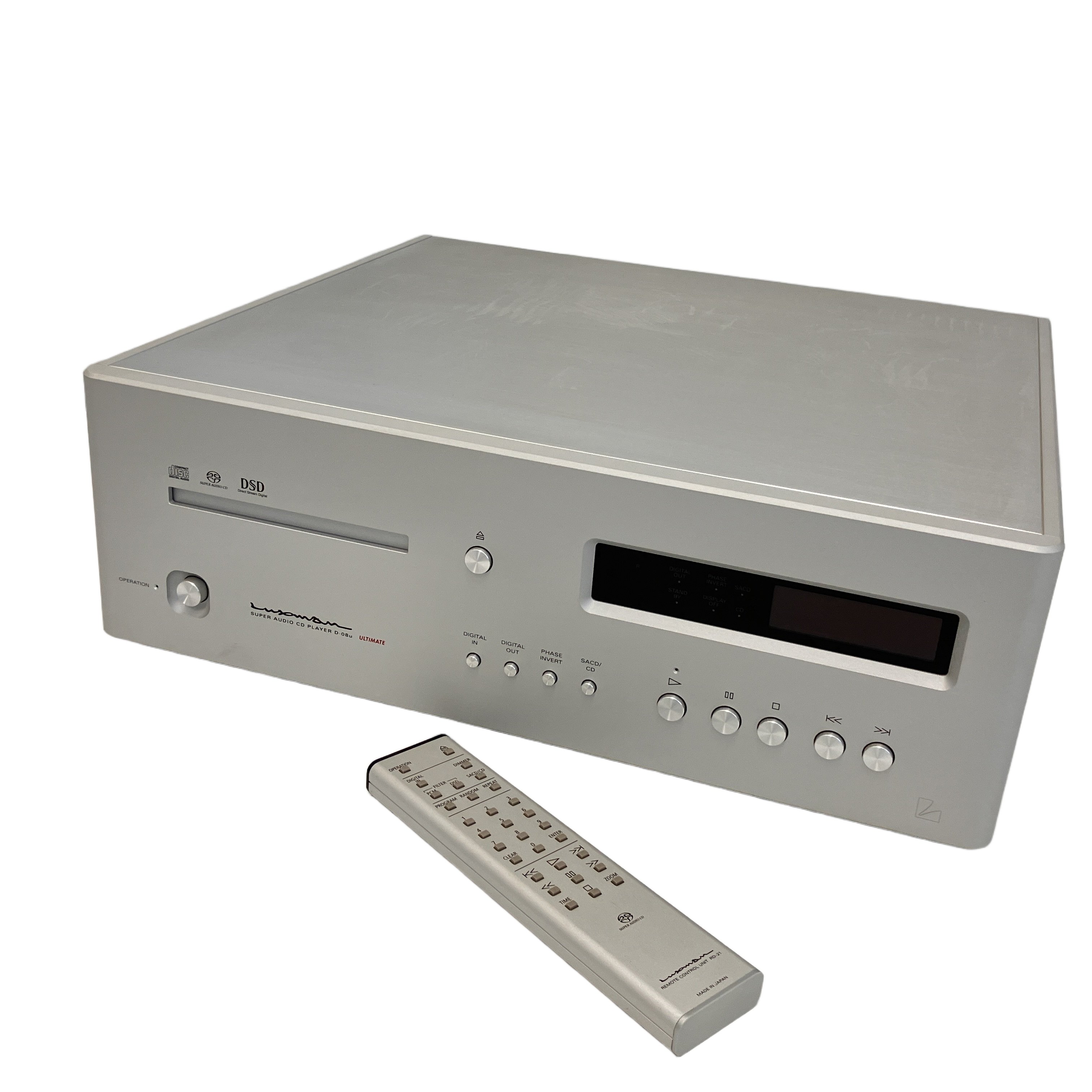圧倒的な静粛性と緻密な表現力を誇る最高峰のフラグシップSACD/CDプレーヤー!
