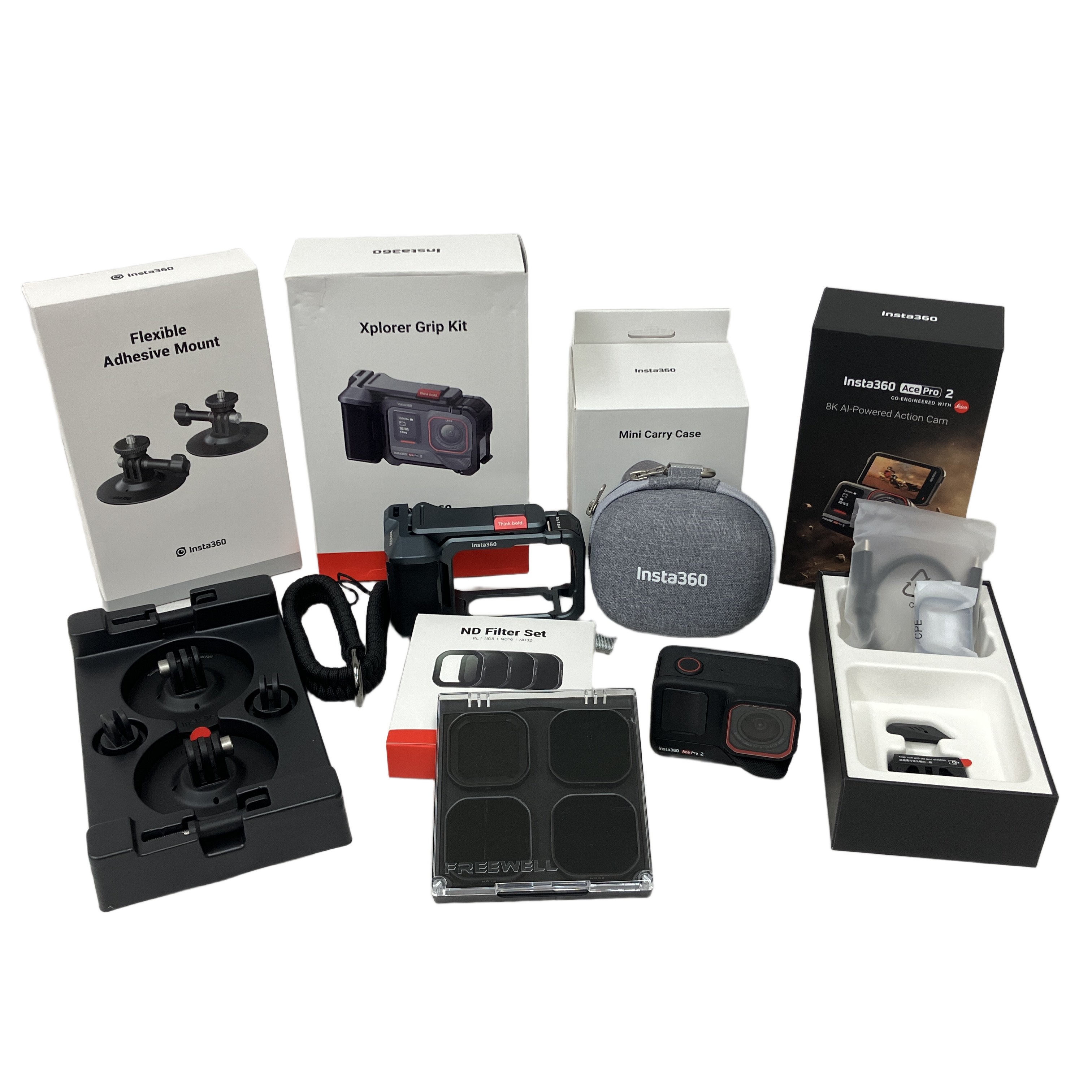 ★Insta360 Ace Pro 2 Grip Kit セット 中古美品 表現をこの1台で★