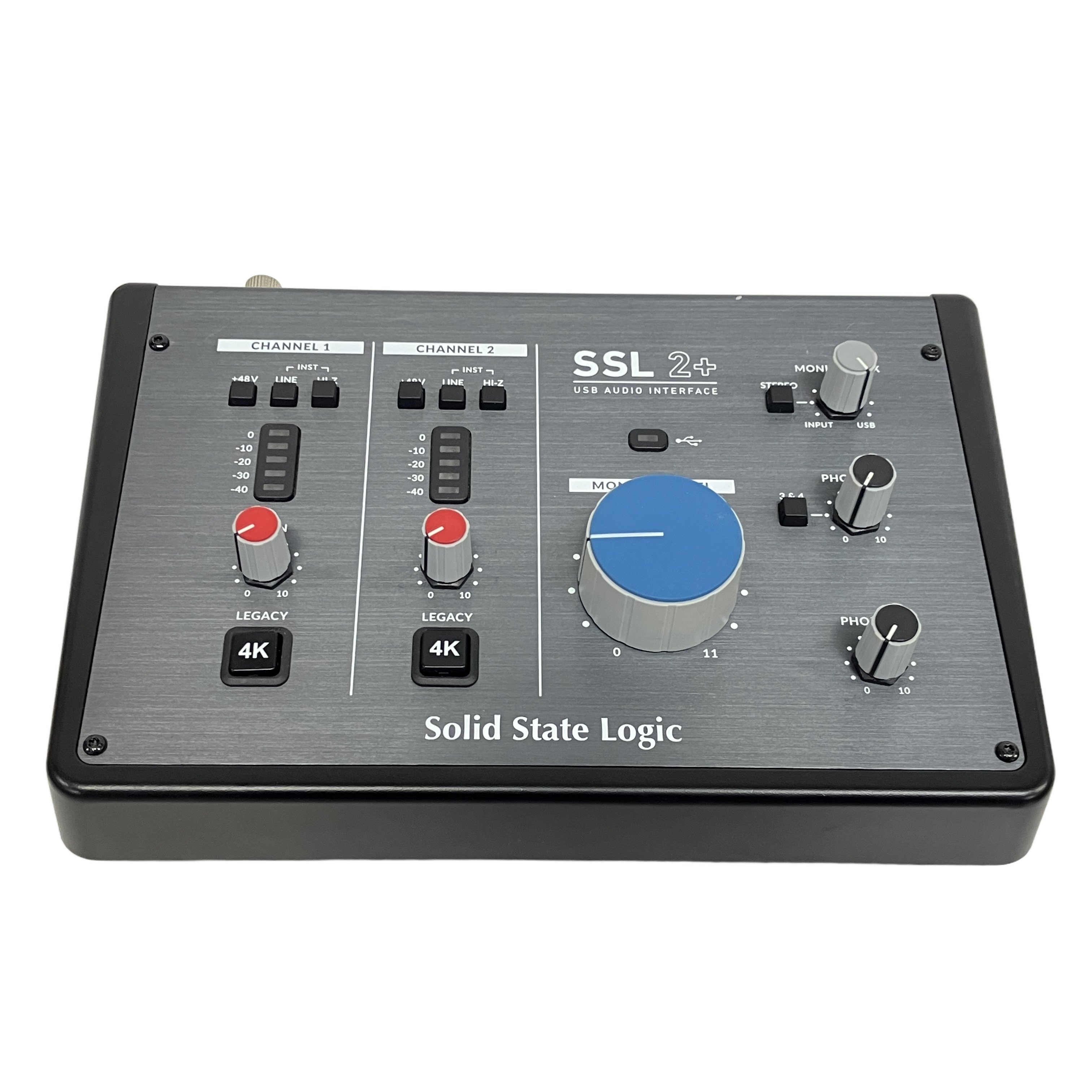 Solid State Logic SSL 2+ USBオーディオインターフェース 2In/4Out 4Kスイッチ搭載 オーディオ 中古