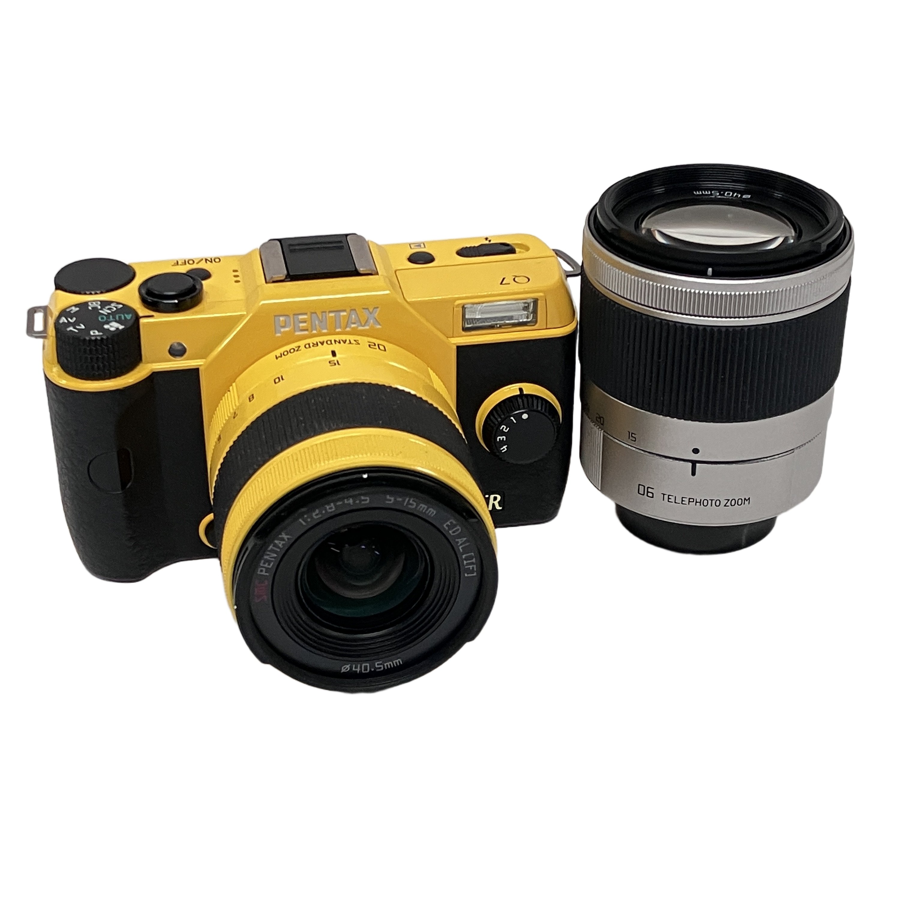 PENTAX Q7 5-15mm ED AL 15-45mm ED ペンタックス デジタルカメラ レンズセット 中古