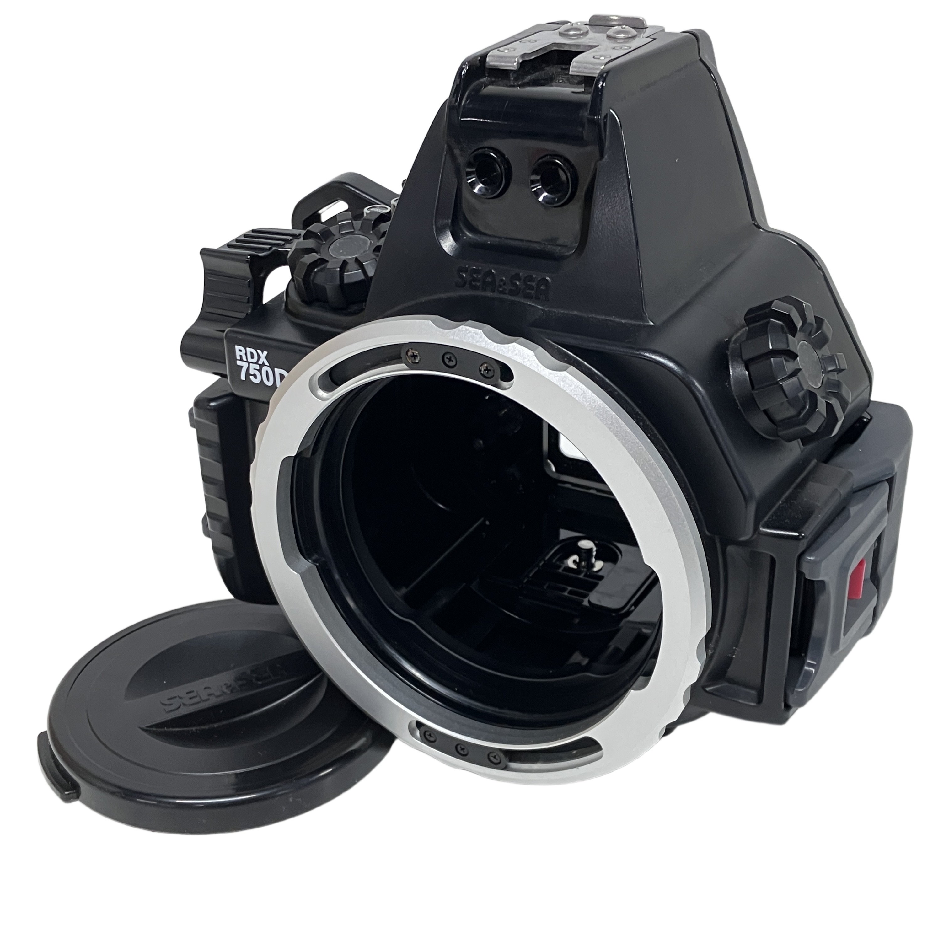 SEA&SEA RDX-750D ハウジング EOS Kiss X8i 水中撮影 カメラ 周辺機器 中古