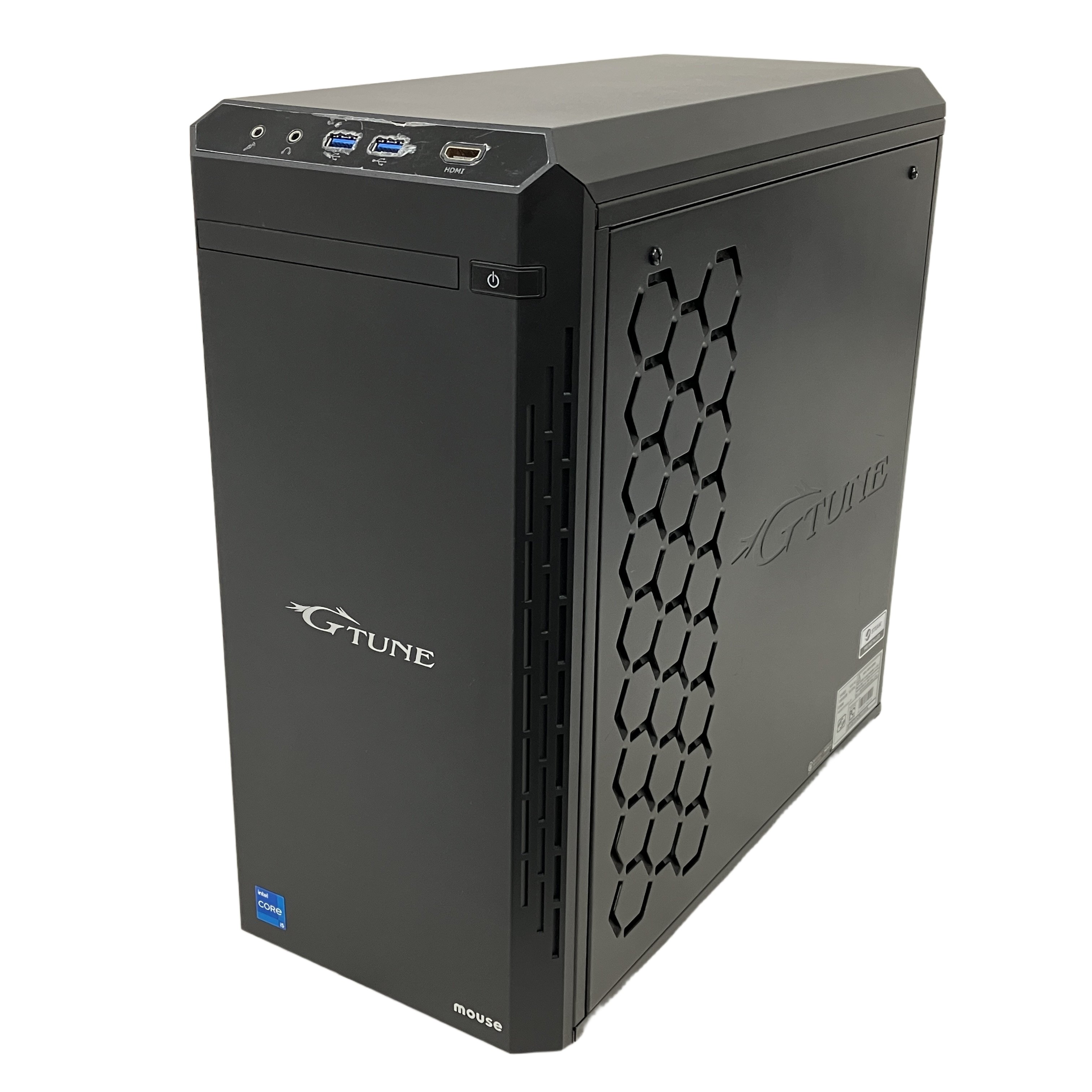 Mouse G-Tune DGI5G6TB7ACBW101DECAL デスクトップ パソコン i5 13400F 32GB RTX 3060 Ti OS無 ストレージ無 中古