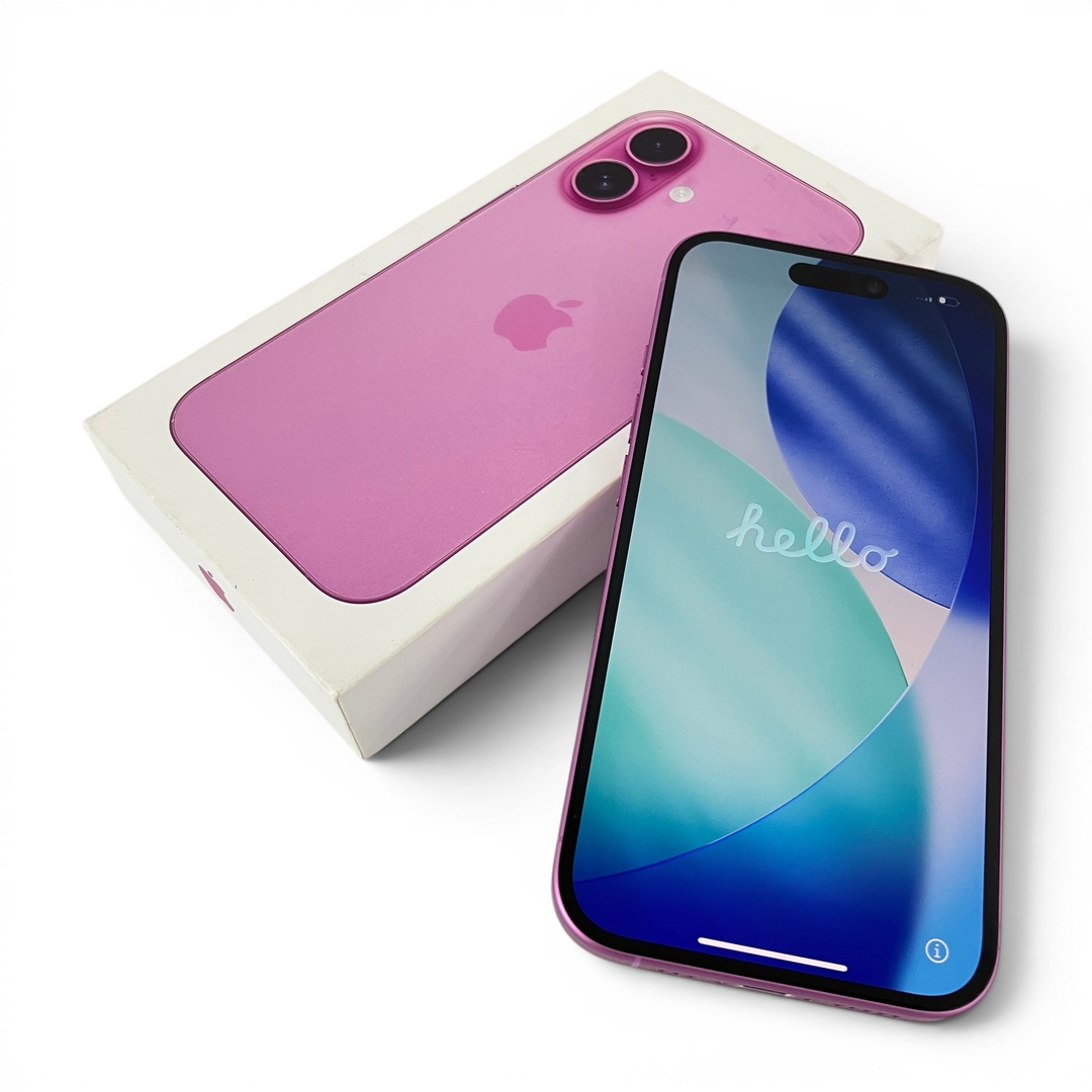 Apple iPhone 16 128GB A3286 MYDT3J/A ピンク バッテリー最大容量98% 中古