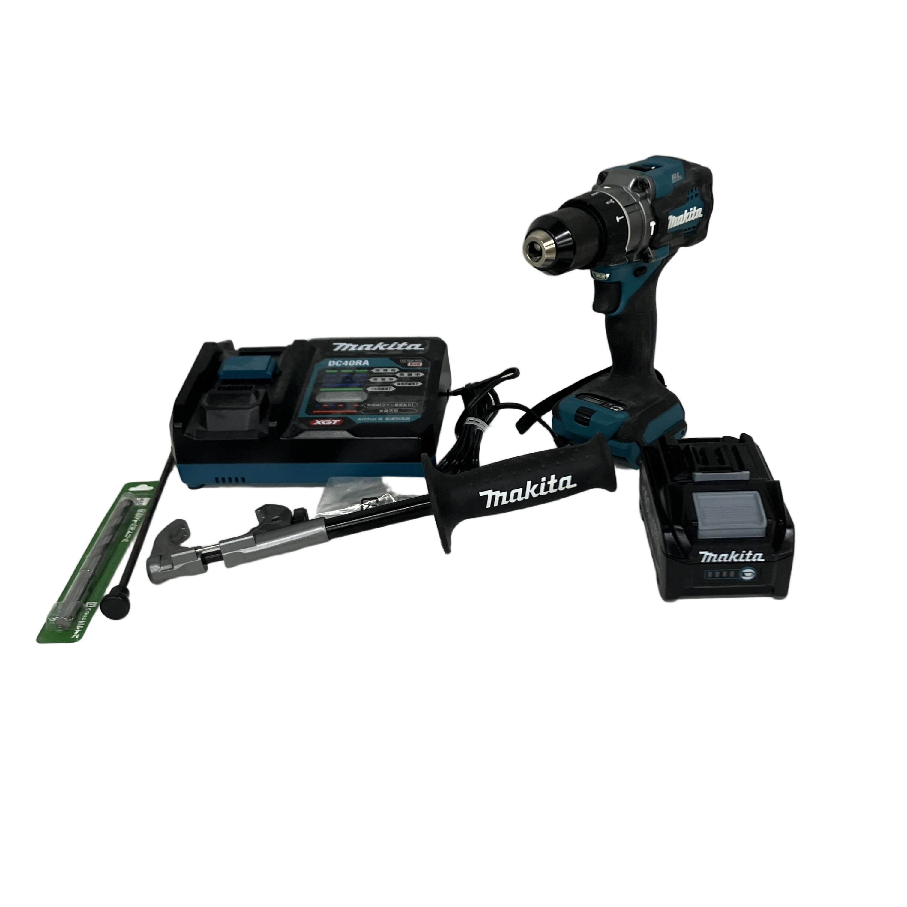 makita マキタ 充電式震動ドライバドリル HP001G バッテリー付き 電動工具 中古