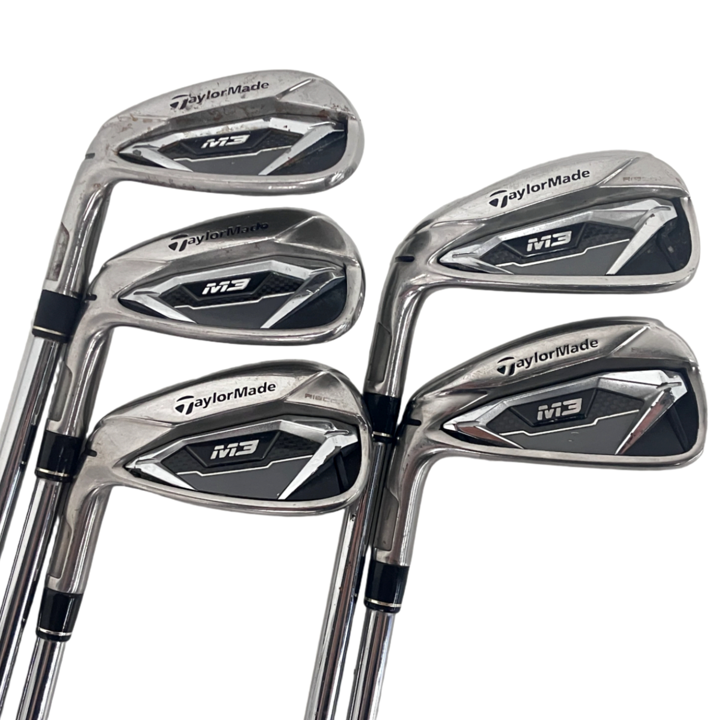 TaylorMade M3 アイアン 5本 セット 5,7,8,9,P テラーメイド ゴルフ クラブ 左用 スポーツ 趣味 中古