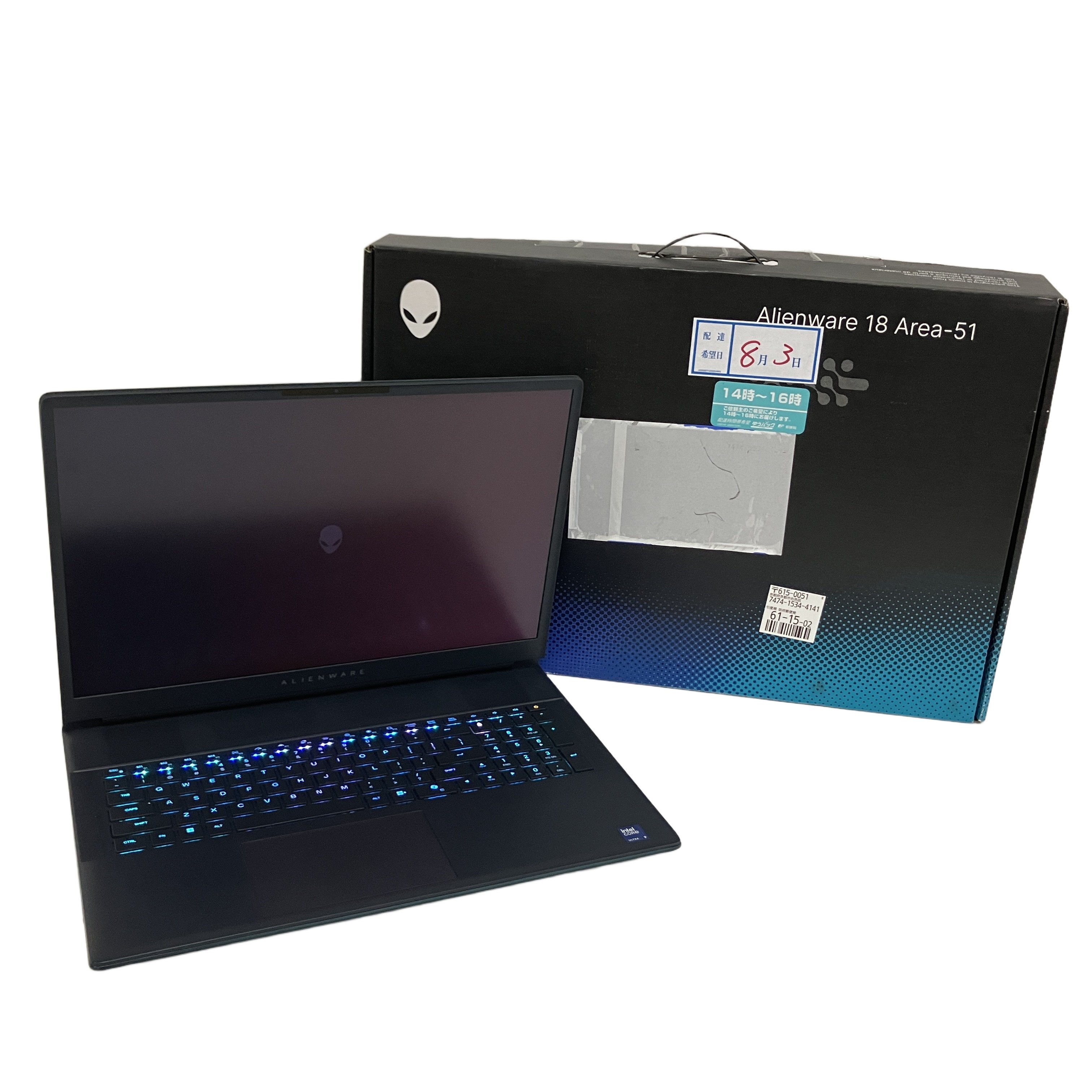 Alienware 18 Area-51 AA18250 Ultra 9 275HX RTX5070 Ti 12G メモリ32GB SSD1TB Win11Home 18インチ ゲーミングノートPC 中古