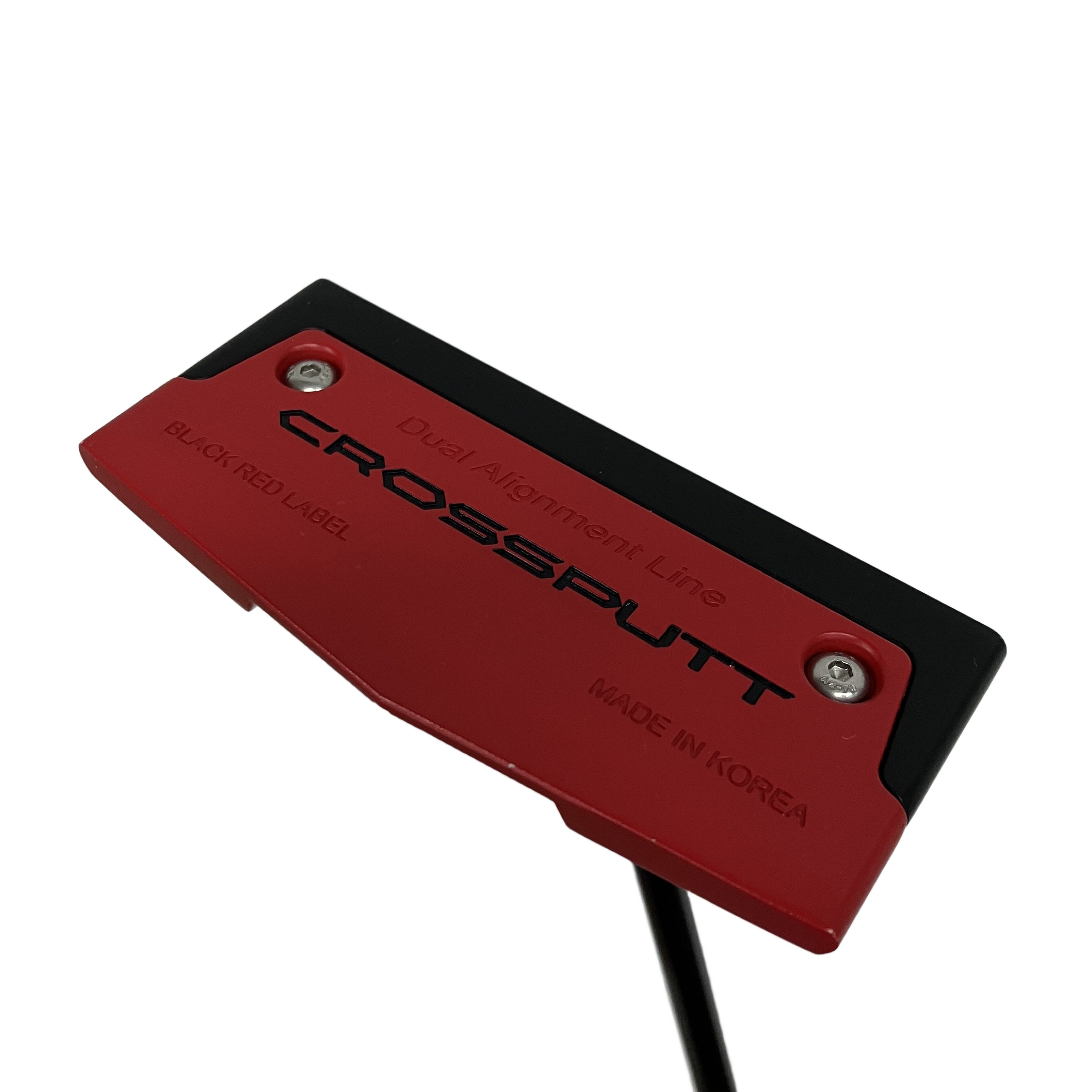 CROSSPUTT BLACK RED LABEL パター 34インチ レッド ゴルフクラブ 中古