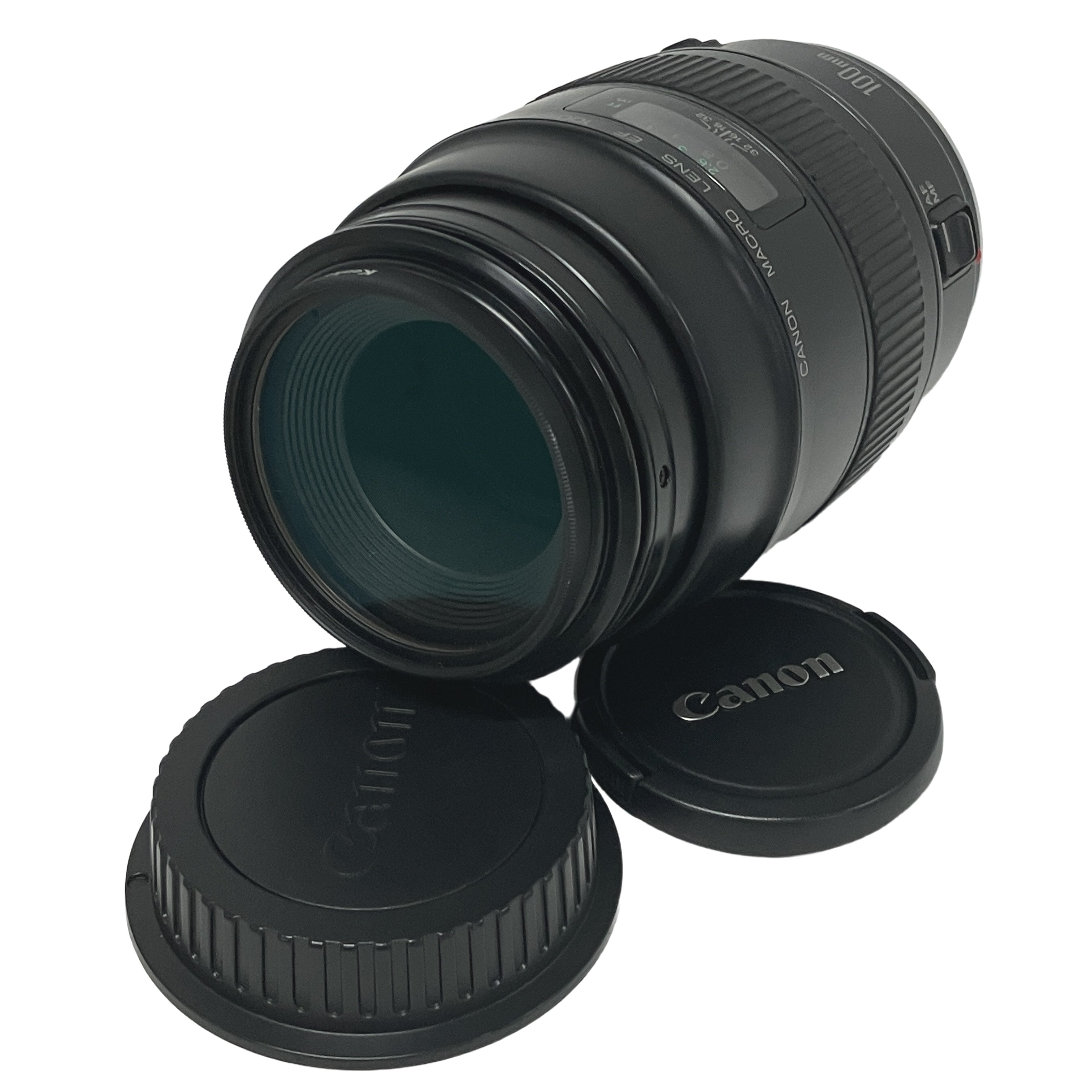 Canon MACRO LENS EF 100mm 1:2.8 単焦点 マクロ レンズ キャノン カメラ周辺機器 中古