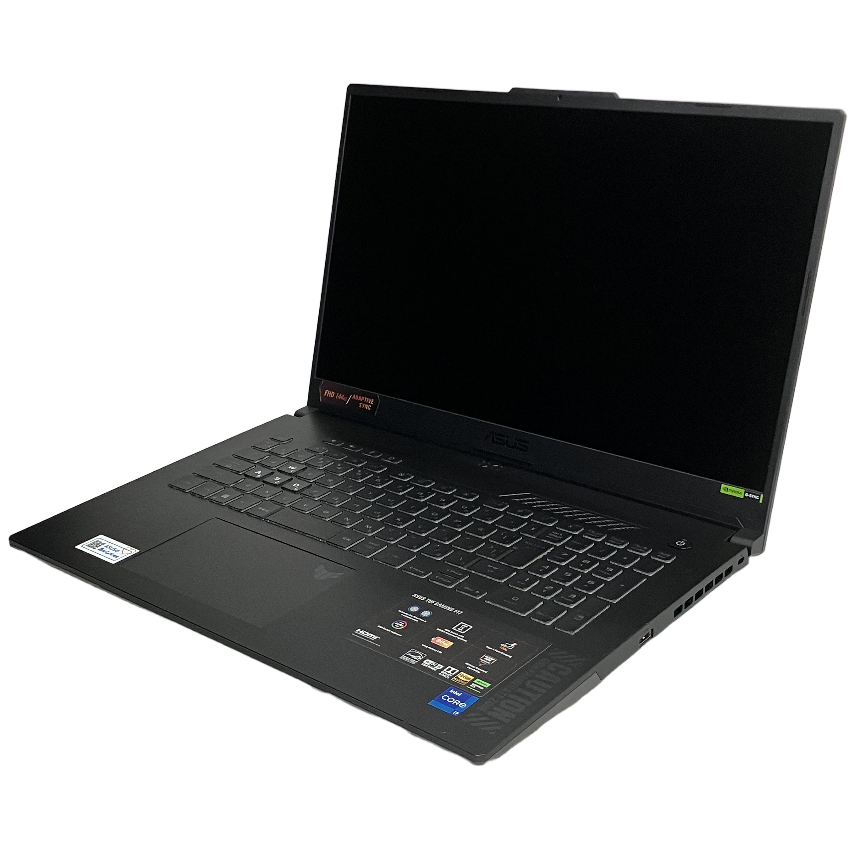 ASUS TUF Gaming F17 FX707VV Intel Core i7 13620H メモリ16GB SSD 1TB NVIDIA GeForce RTX 4060 17.3インチ Windows 11 ゲーミング ノートパソコン ジャンク品 パーツ取り レストアベース