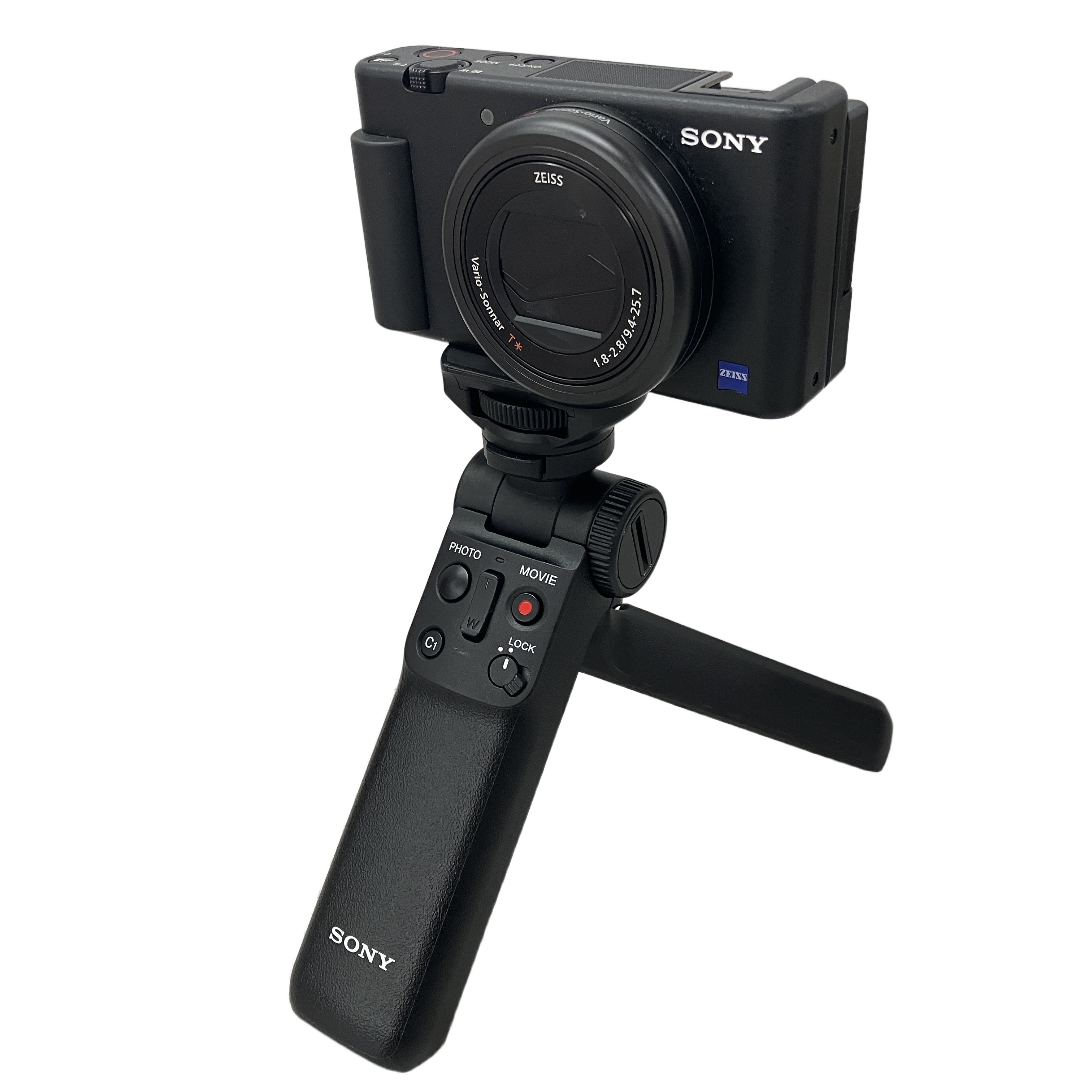SONY VLOGCAM ZV-1G コンパクト デジタル カメラ SHOOTING GRIP KIT シューティンググリップキット 配信 コンデジ ソニー 中古